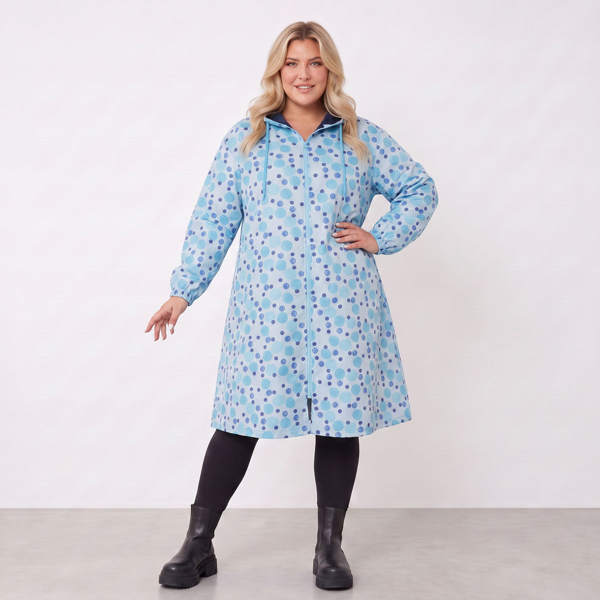 AKH Fashion · Manteau · CurvyStorm · 7102 · Bleu/Multi