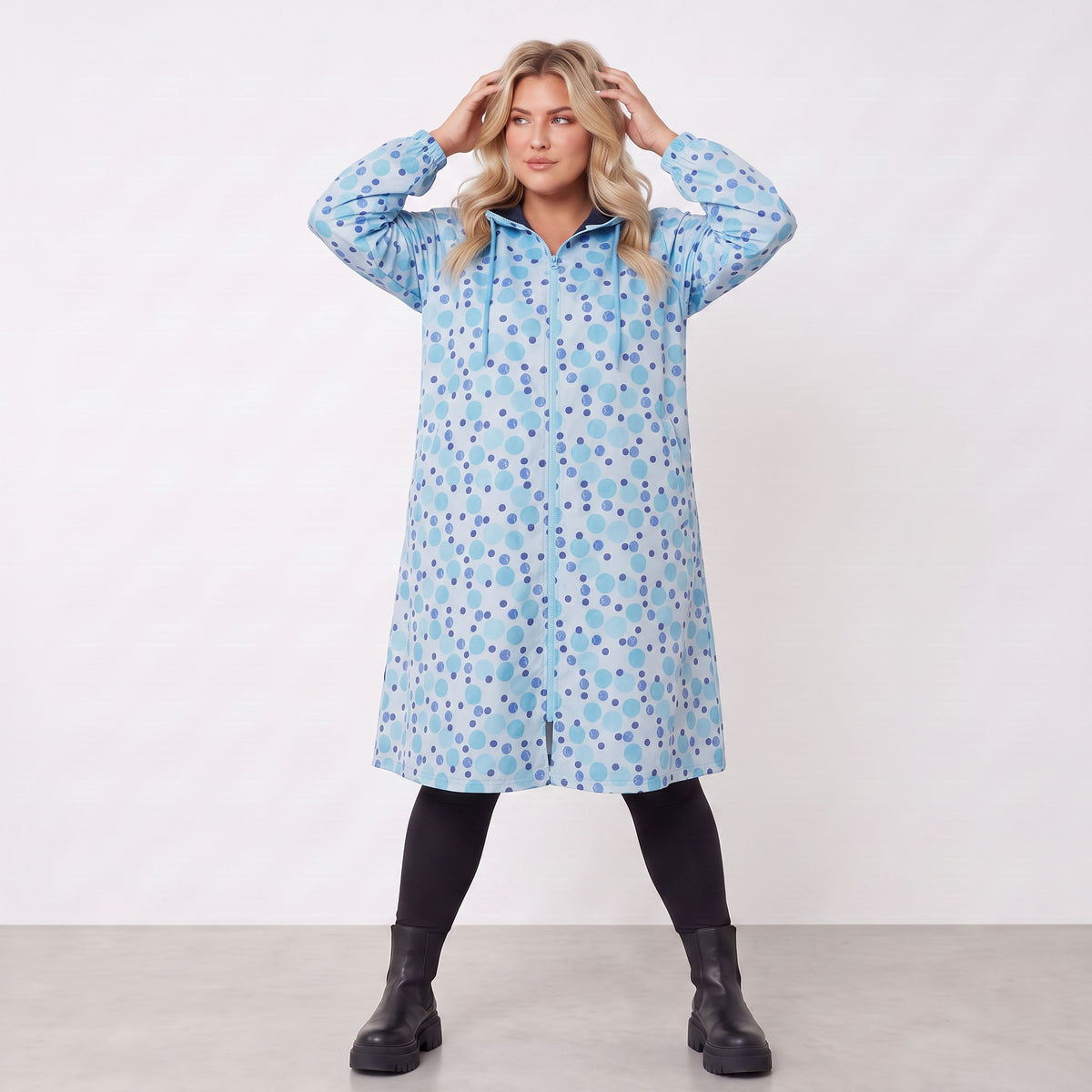 AKH Fashion · Manteau · CurvyStorm · 7102 · Bleu/Multi