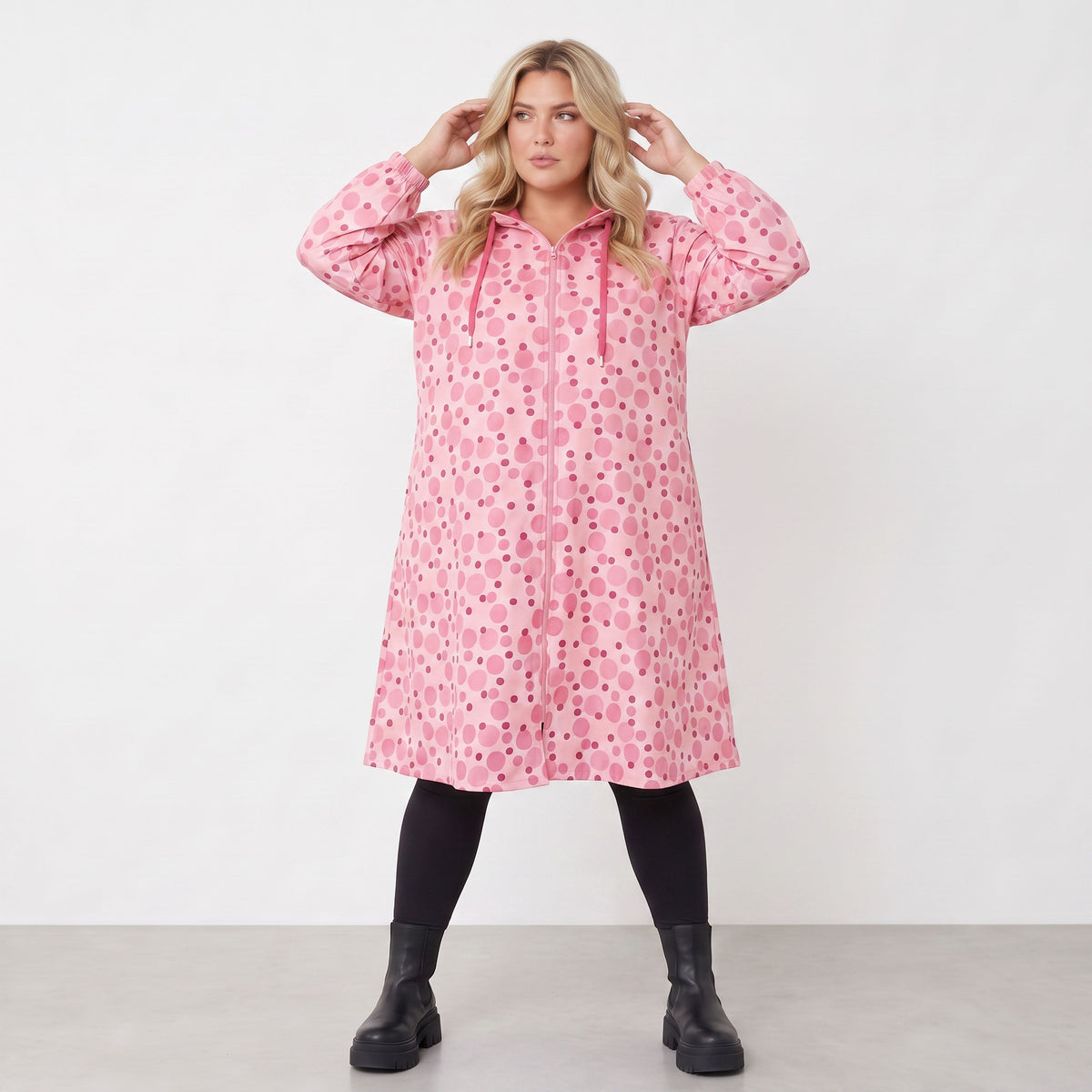 AKH Fashion · Manteau · CurvyStorm · 7102 · Rose/Multi