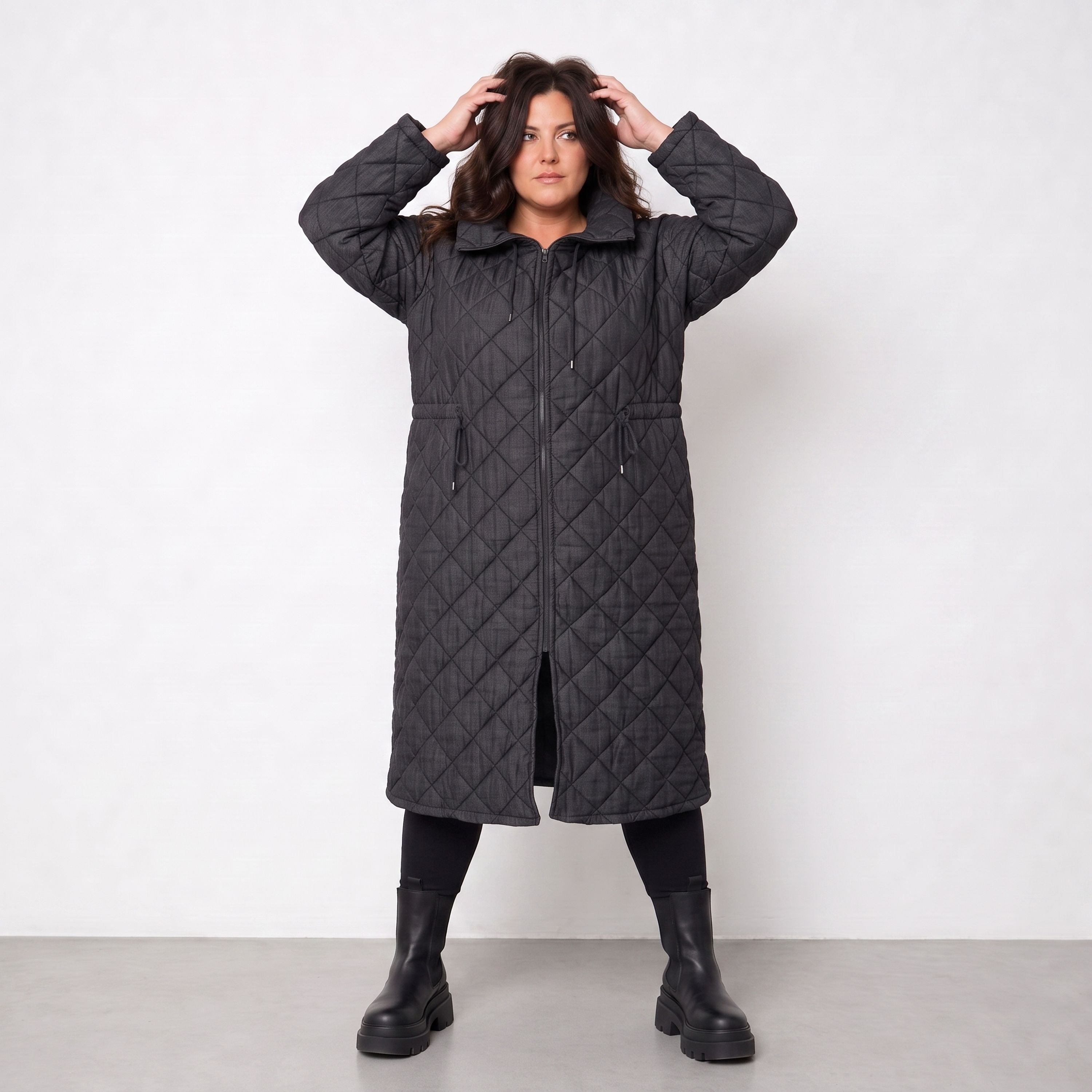 AKH Premium · Mantel · Denim · 7155 · DenimBlack