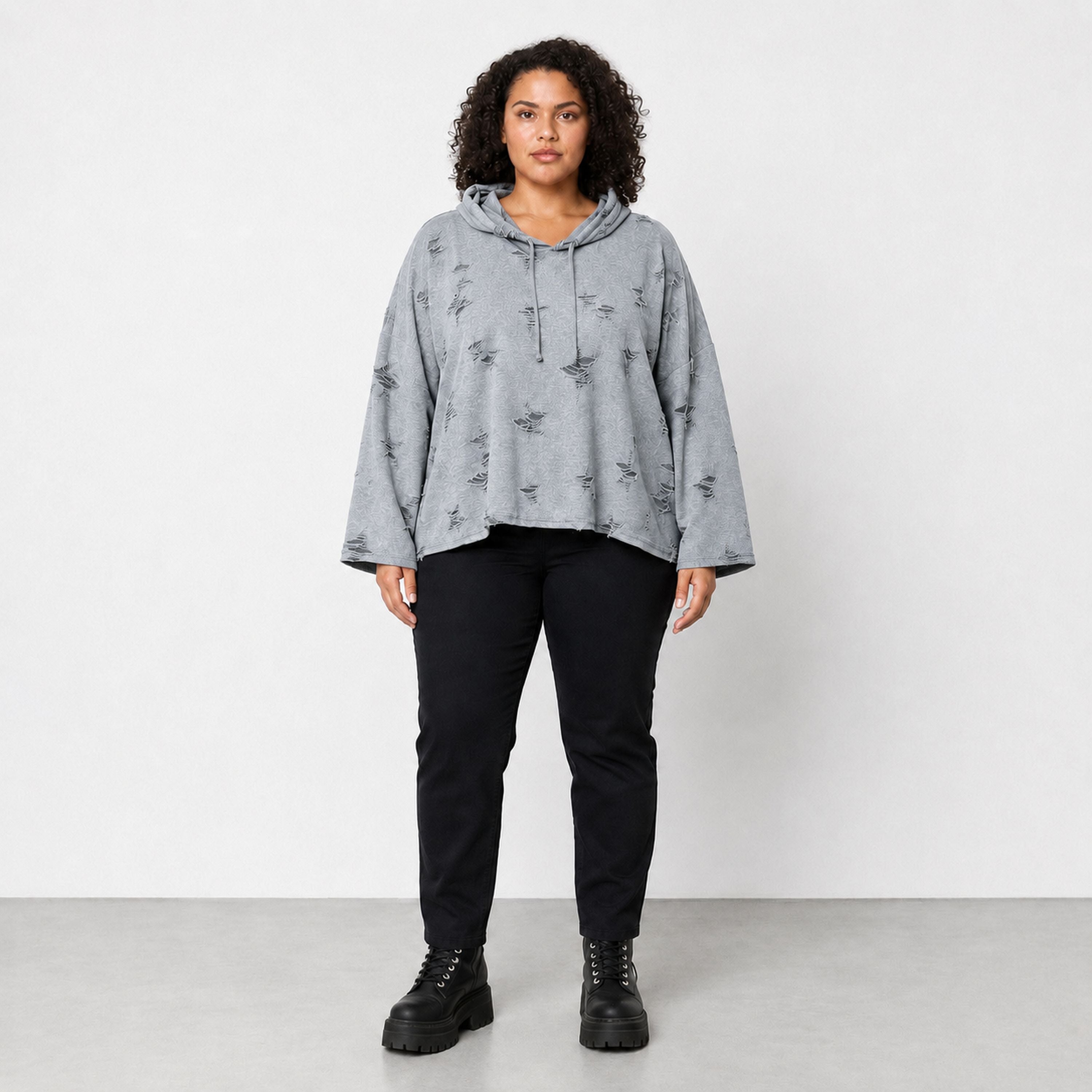 Papita · Hoody · DestroyedStar · 7253 · DustyGrey