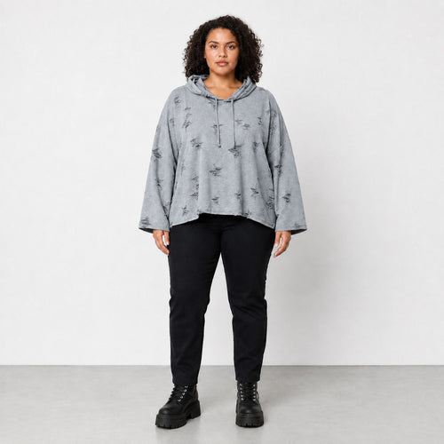 Papita · Hoodie · DestroyedStar · 7253 · DustyGrey