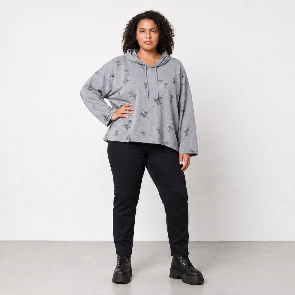 Papita · Hoody · DestroyedStar · 7253 · DustyGrey