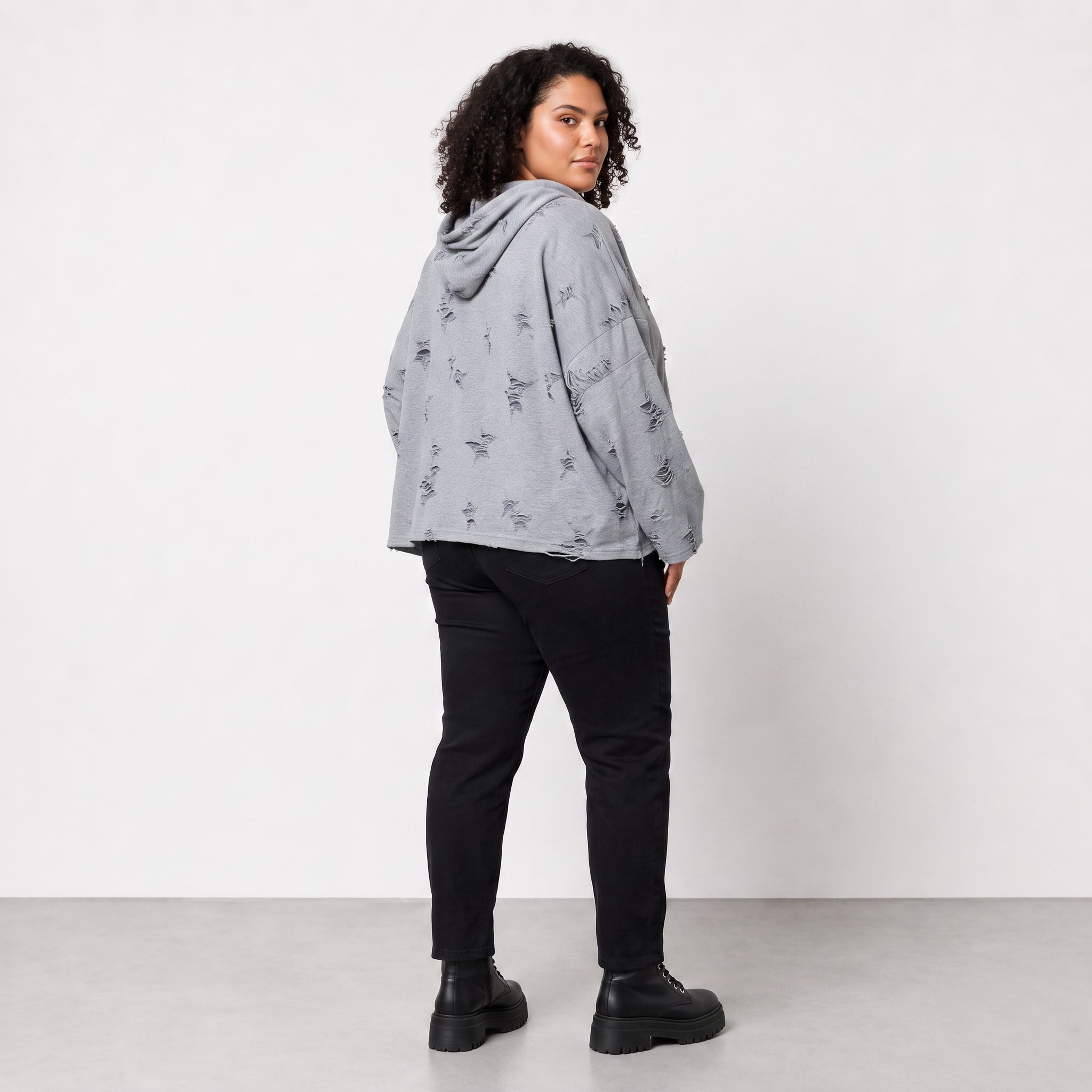 Papita · Hoody · DestroyedStar · 7253 · DustyGrey
