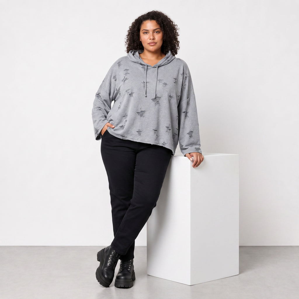 Papita · Hoody · DestroyedStar · 7253 · DustyGrey