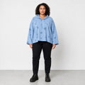 Papita · Hoody · DestroyedStar · 7253 · JeansBlue