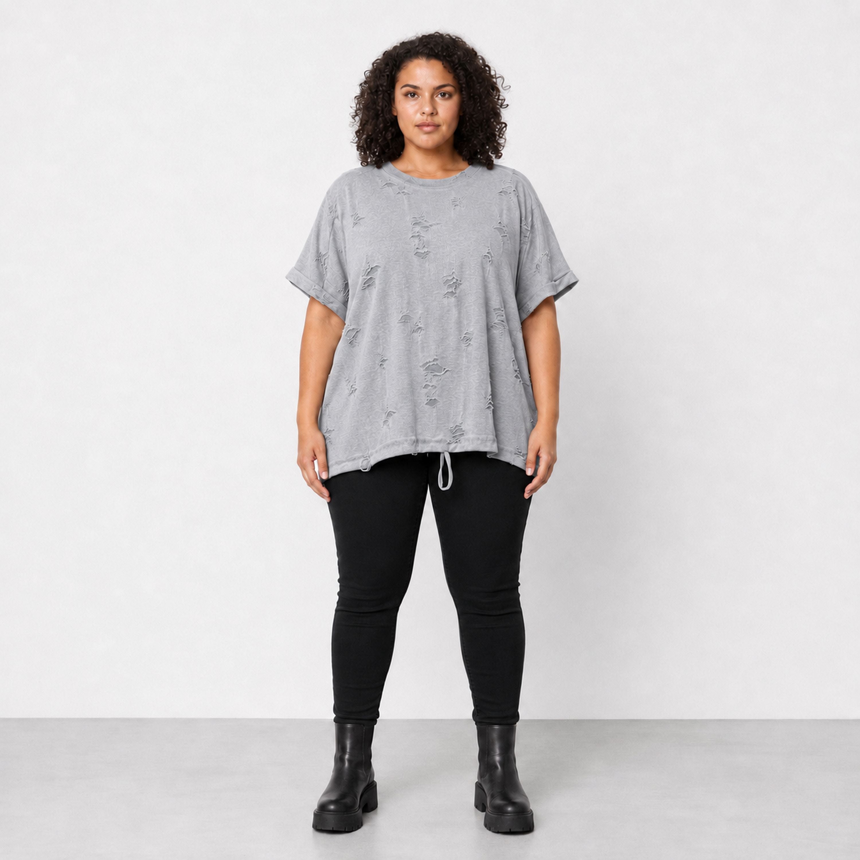 Papita · Shirt · DestroyedStar · 7255 · DustyGrey