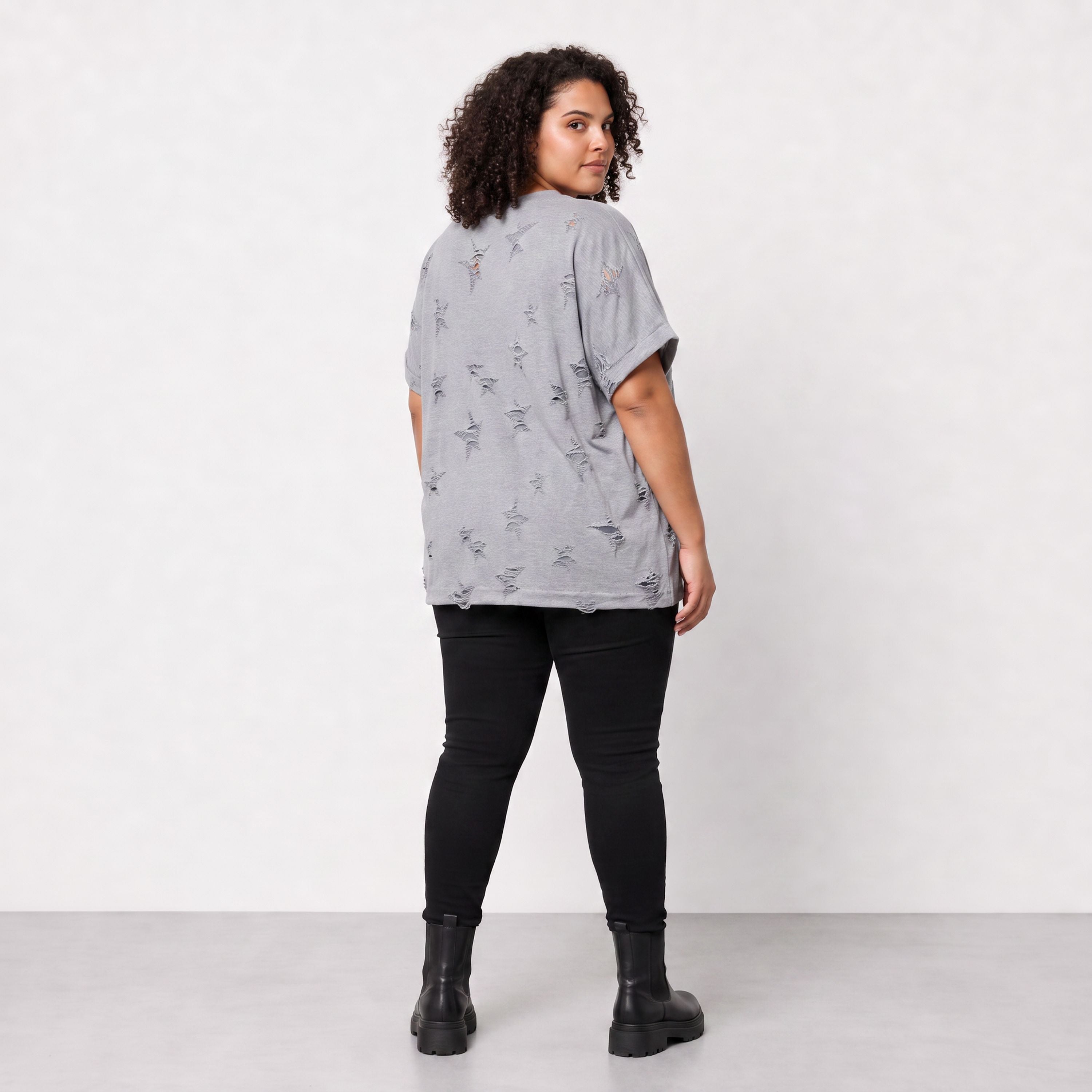 Papita · Shirt · DestroyedStar · 7255 · DustyGrey