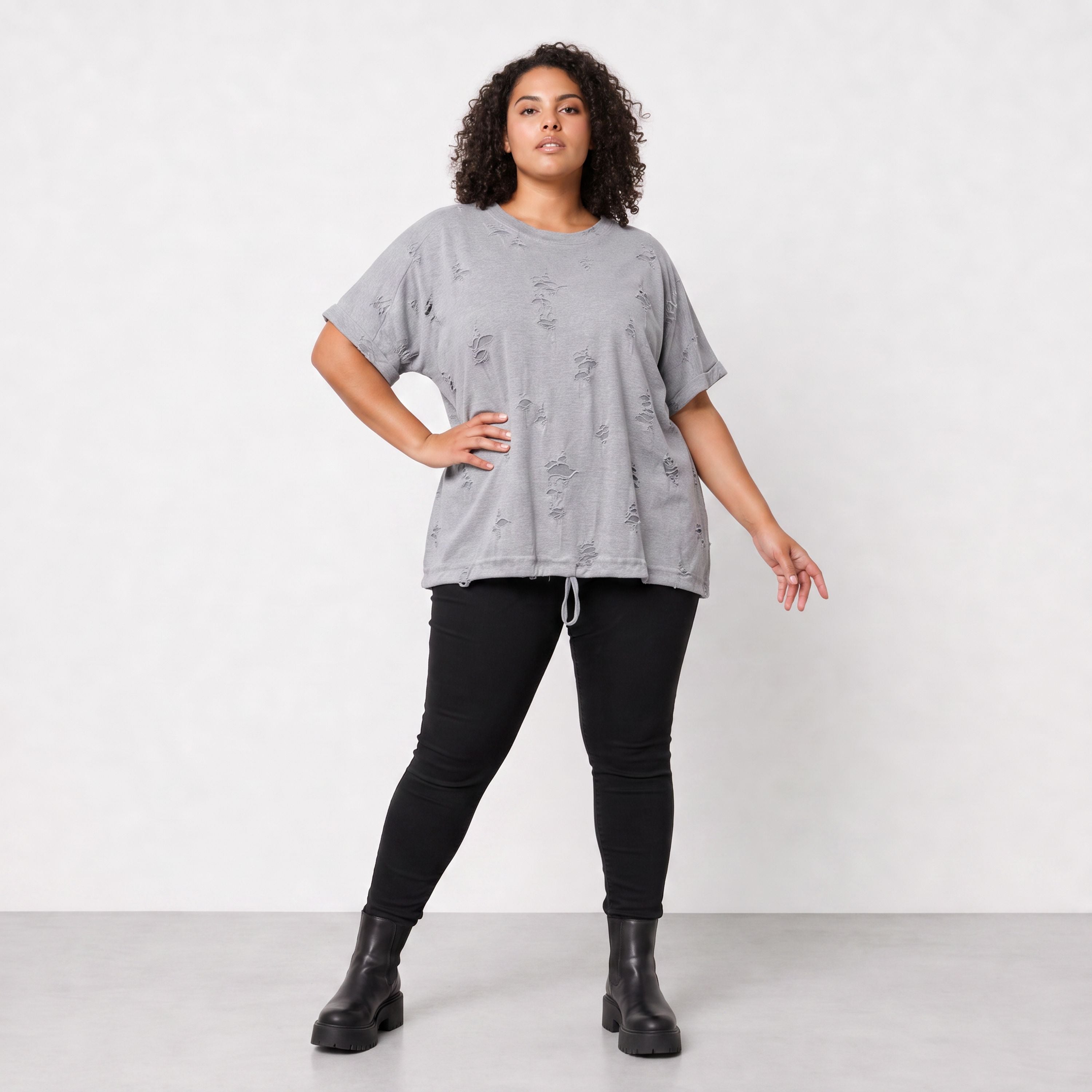 Papita · Shirt · DestroyedStar · 7255 · DustyGrey