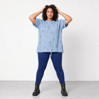 Papita · Shirt · DestroyedStar · 7255 · JeansBlue