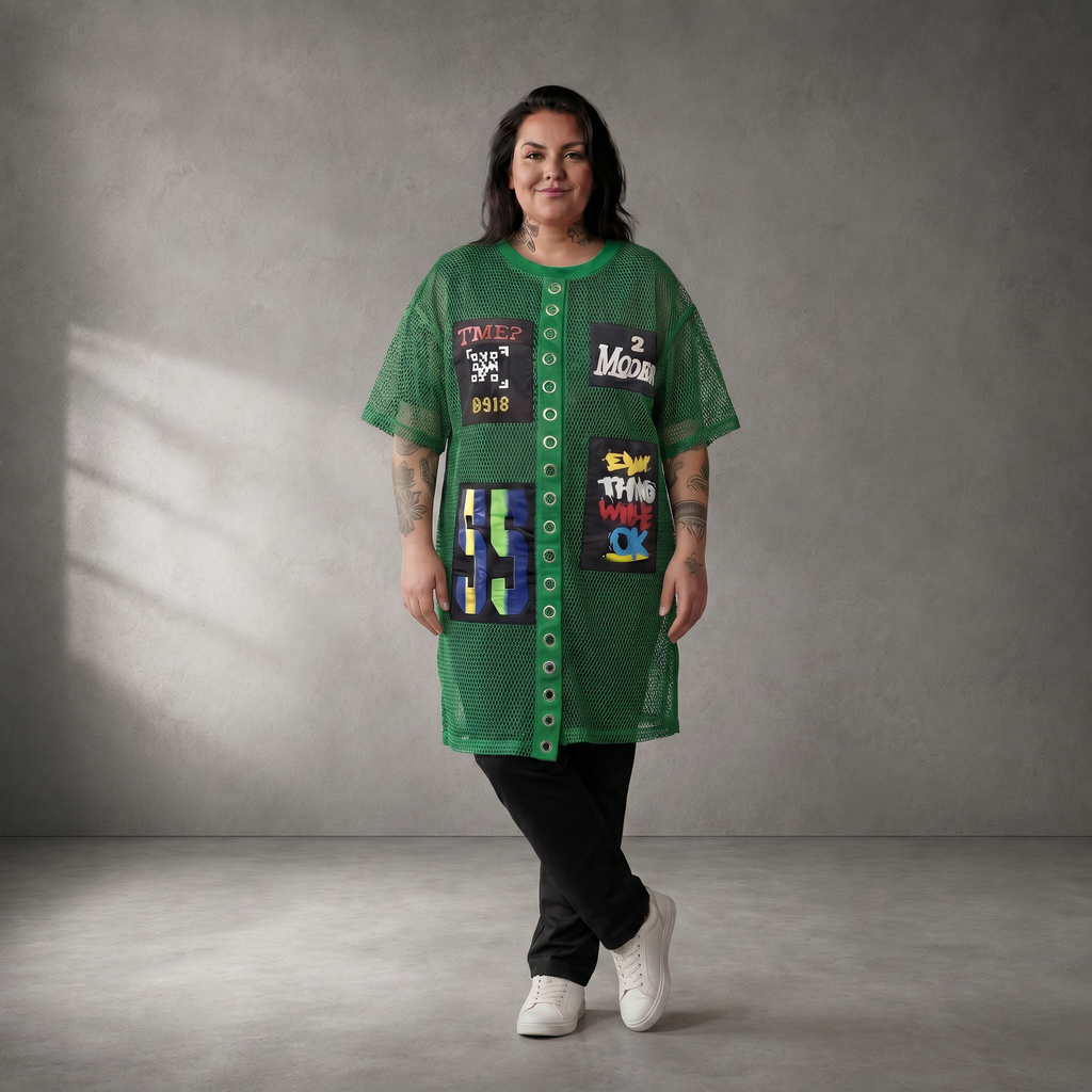 Funky Diva · Shirt · 10886 · Lettering · Green