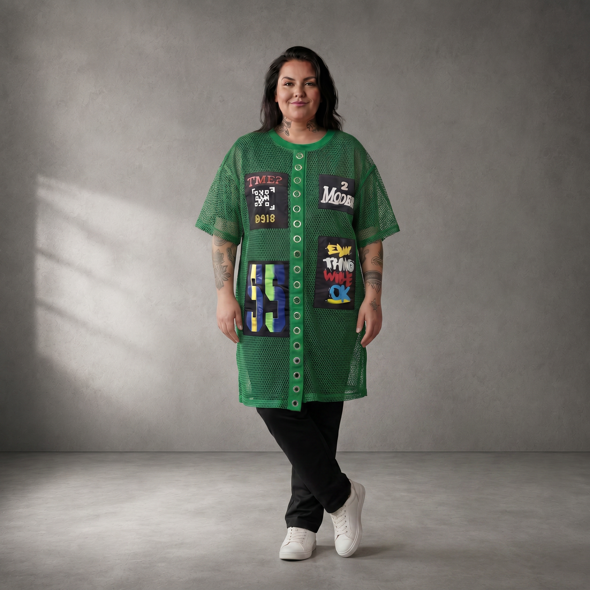 Funky Diva · Shirt · 10886 · Lettering · Green