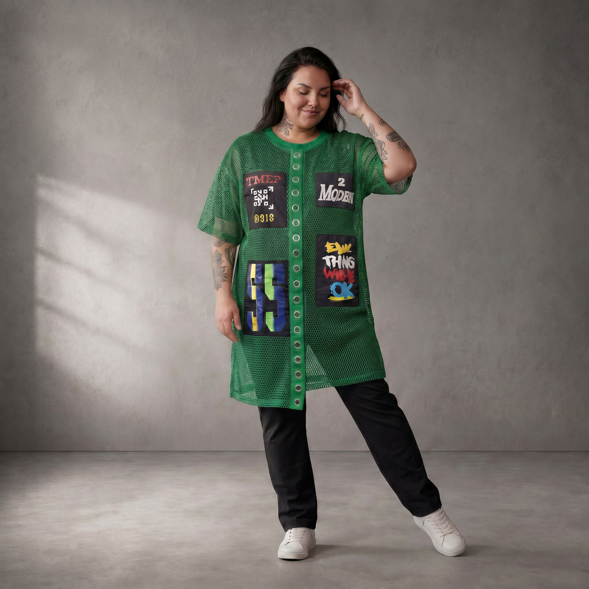 Funky Diva · Shirt · 10886 · Lettering · Green