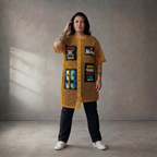 Funky Diva · Shirt · 10886 · Schriftzüge · Gelb