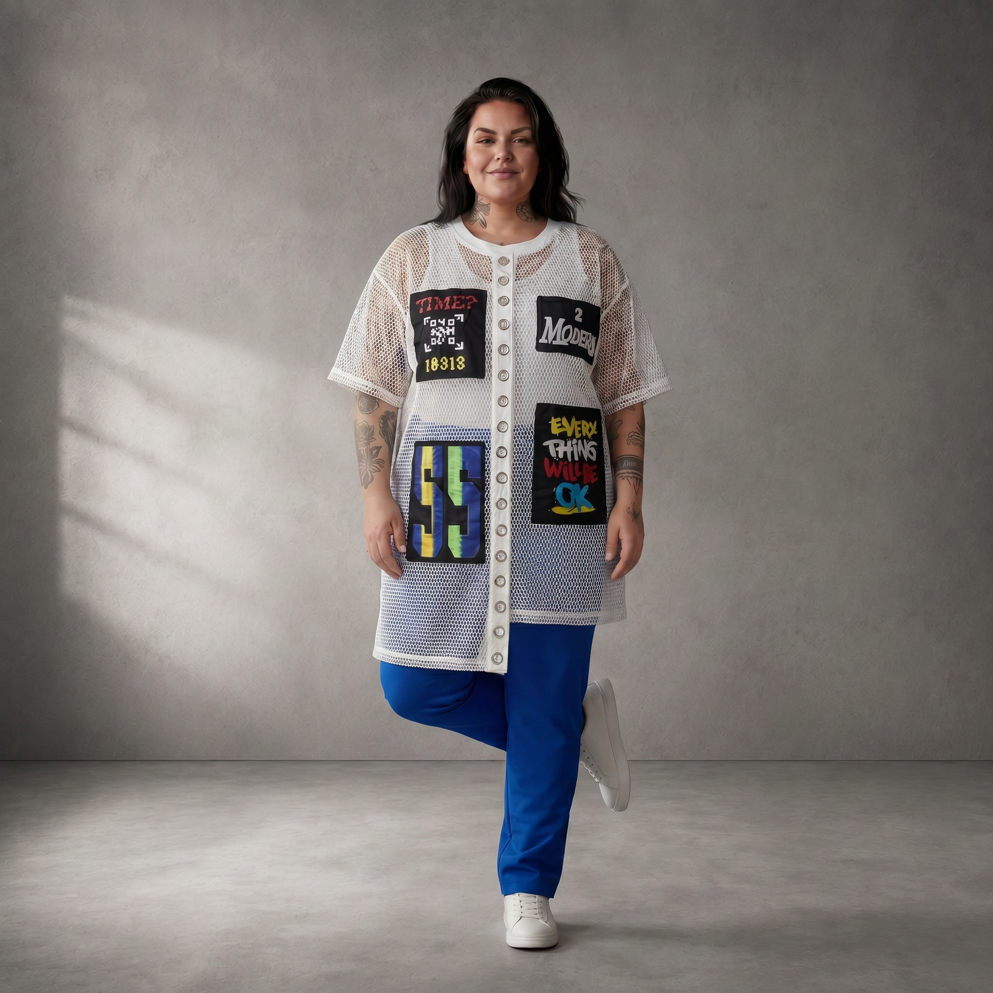 Funky Diva · Shirt · 10886 · Lettering · White