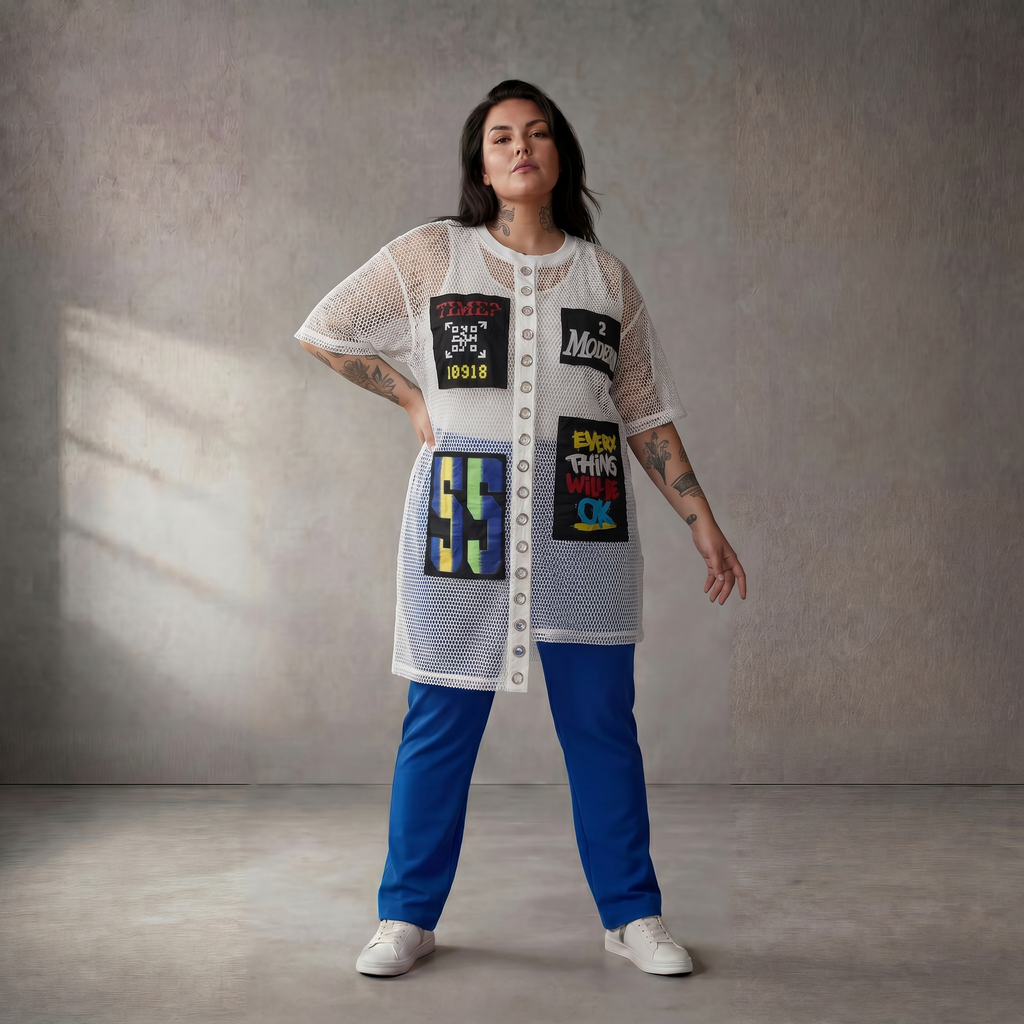Funky Diva · Shirt · 10886 · Lettering · White