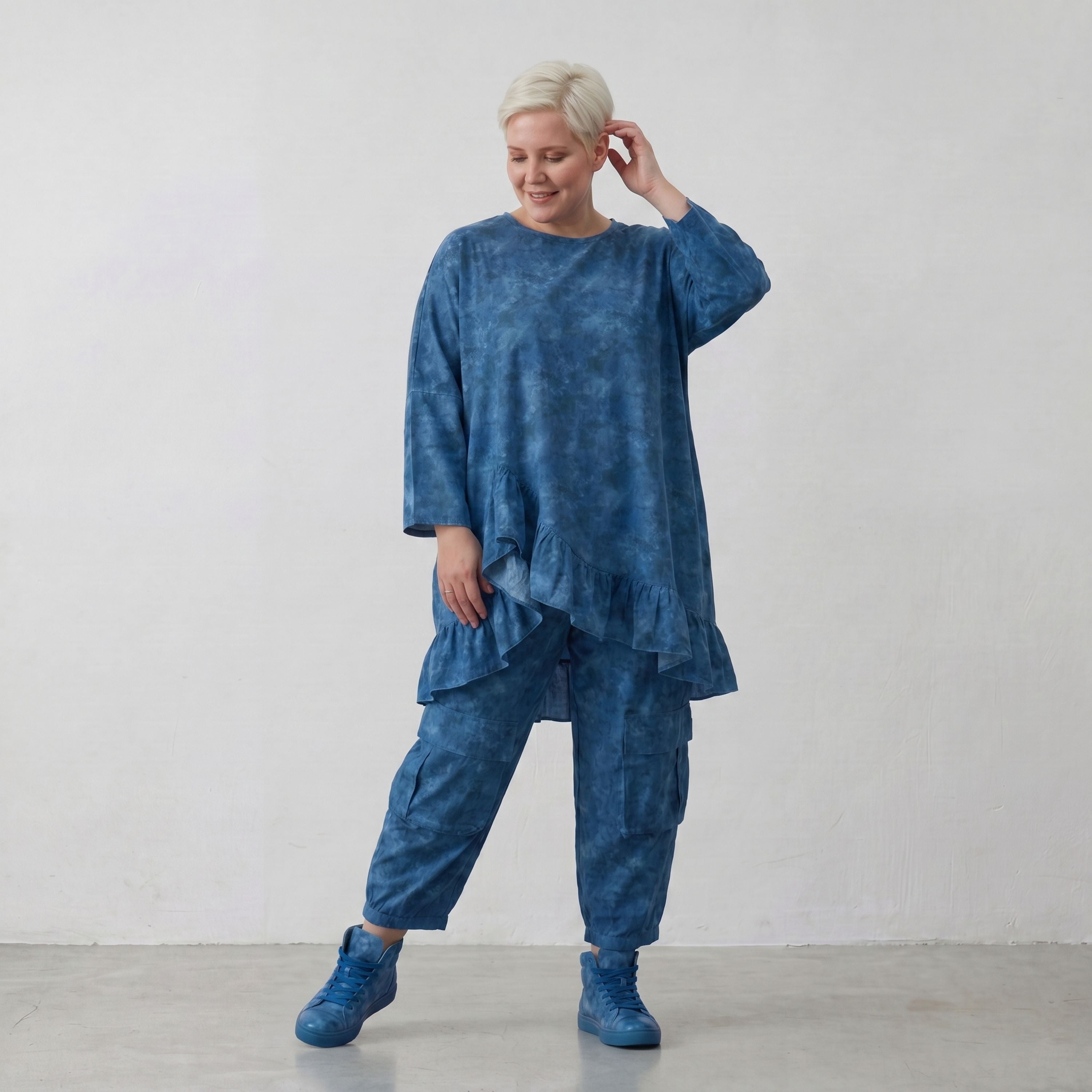 AKH Premium Shirt 6911 Fabiella, Petrol