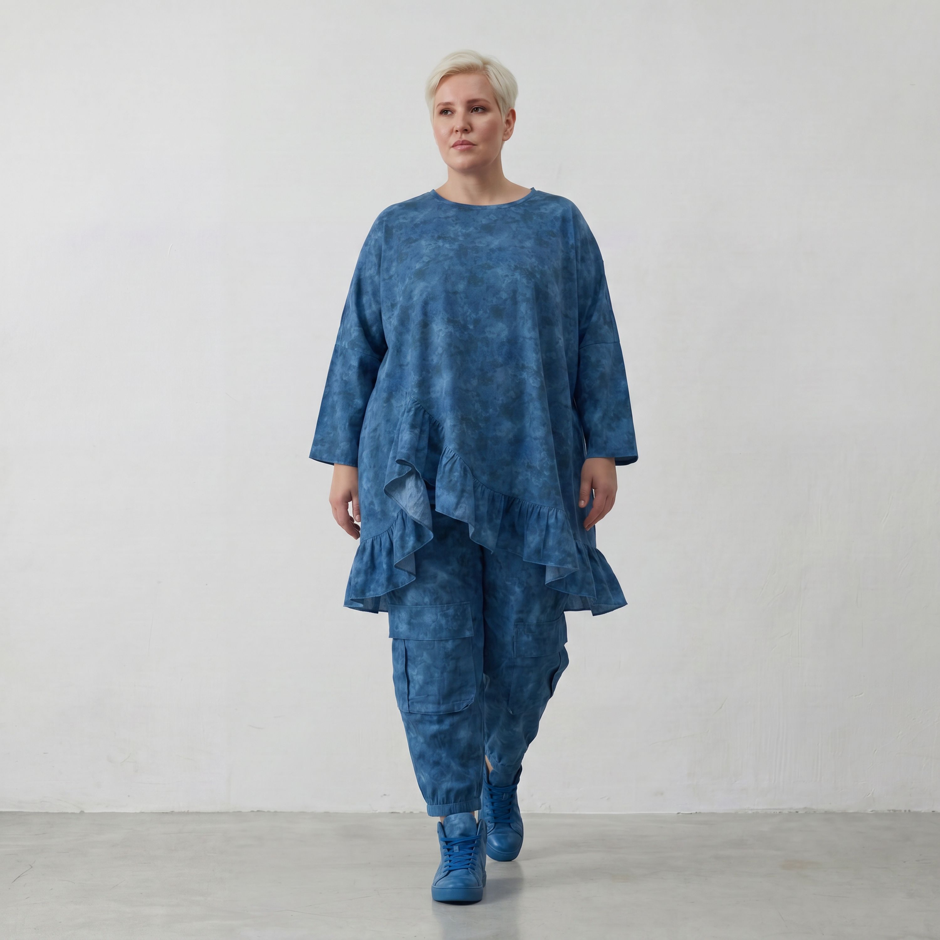 AKH Premium Shirt 6911 Fabiella, Petrol