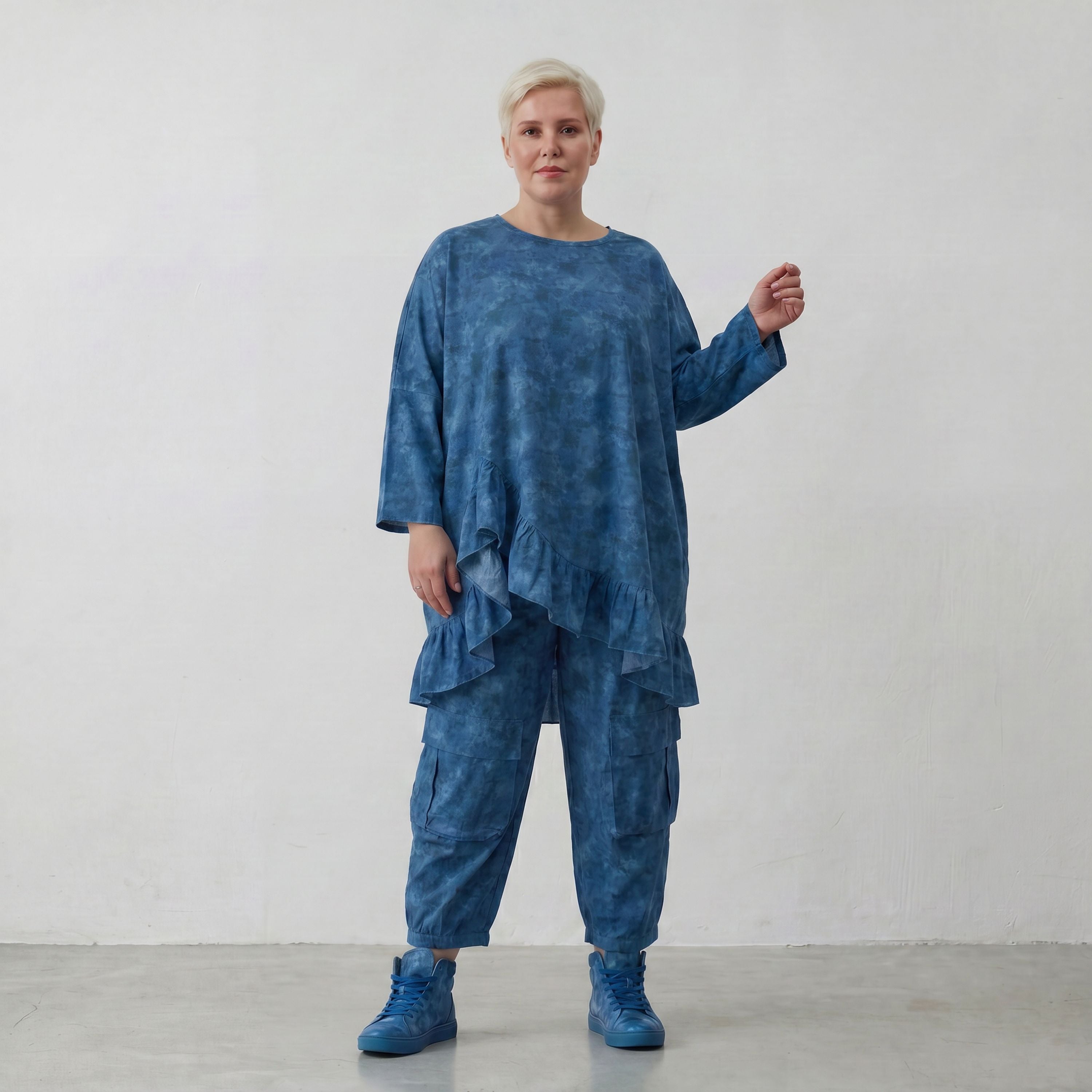 AKH Premium Shirt 6911 Fabiella, Petrol