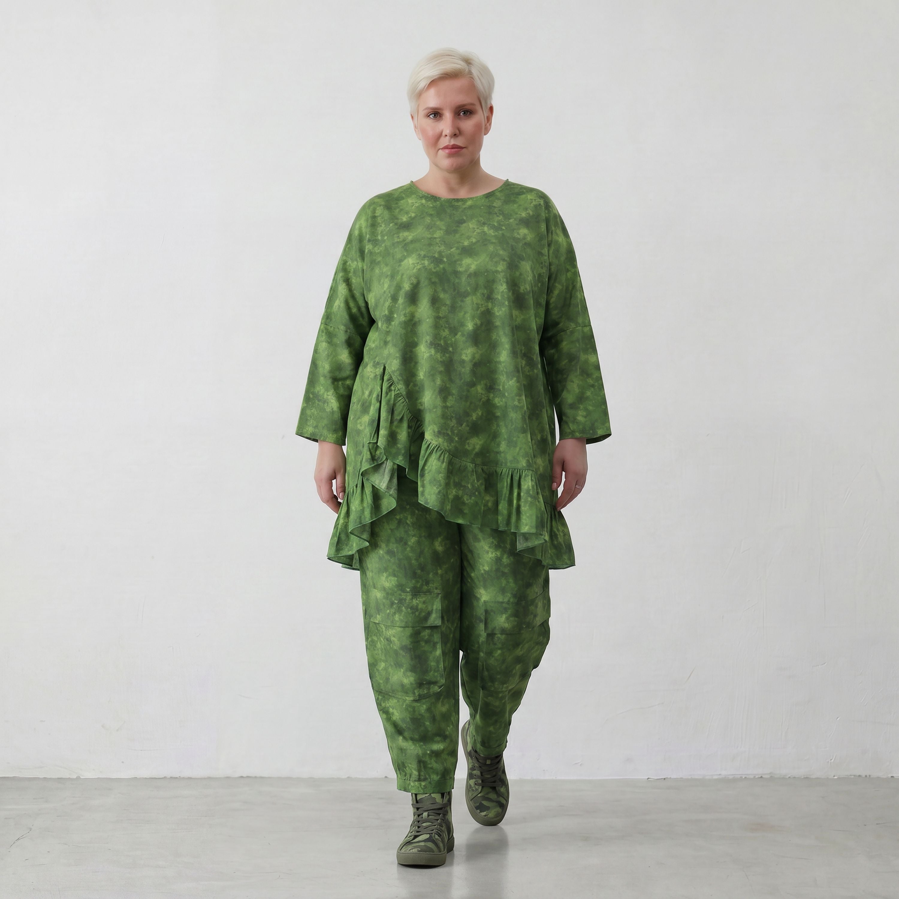 AKH Premium Shirt 6911 Fabiella, Smaragdgrün