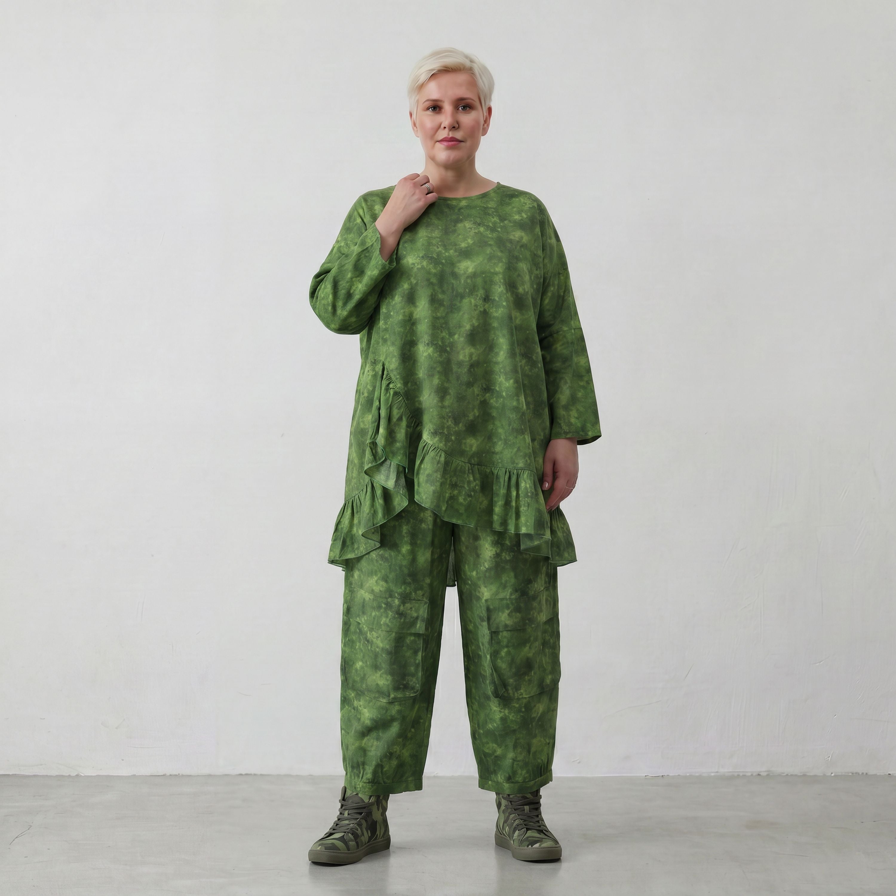 AKH Premium Shirt 6911 Fabiella, Smaragdgrün