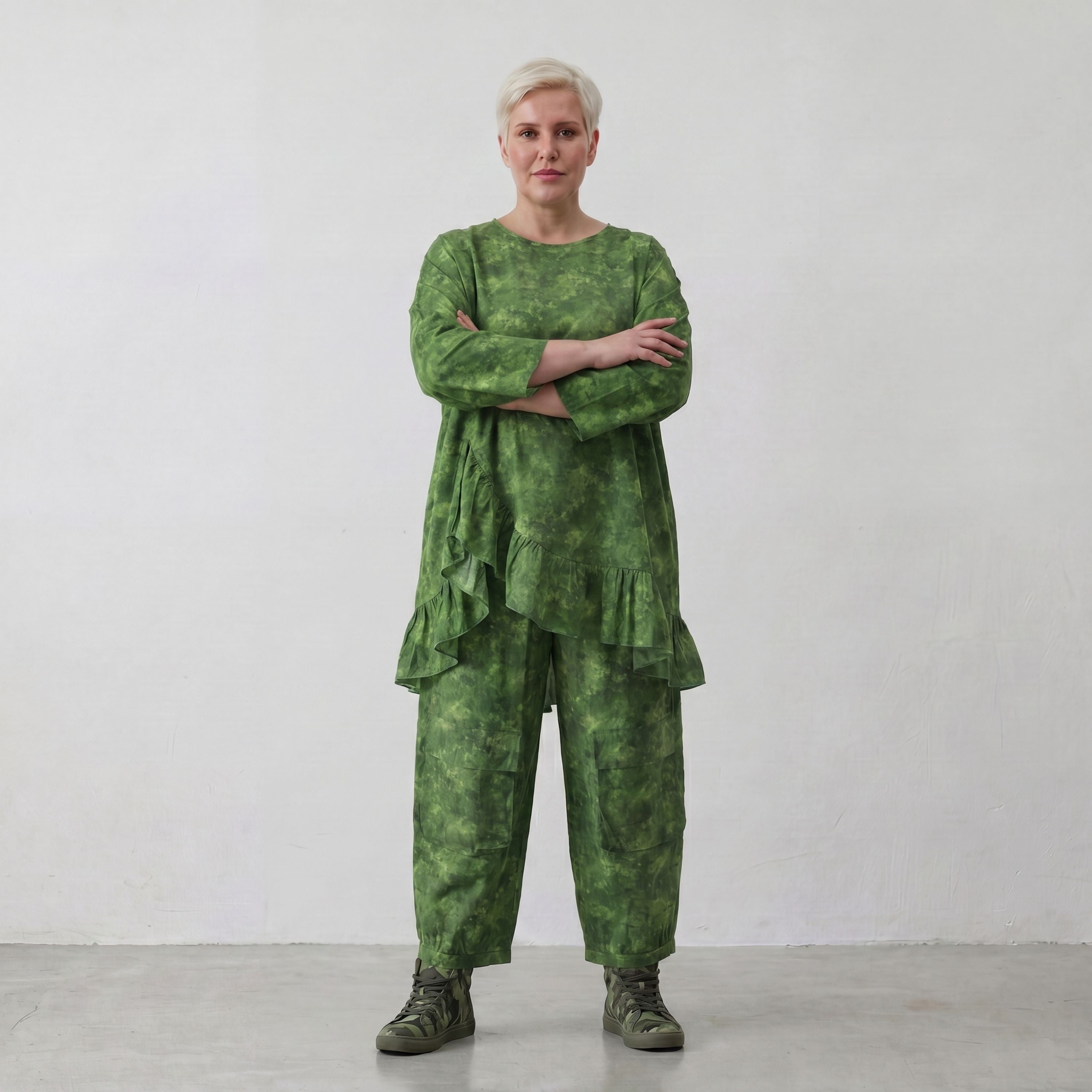 AKH Premium Shirt 6911 Fabiella, Smaragdgrün