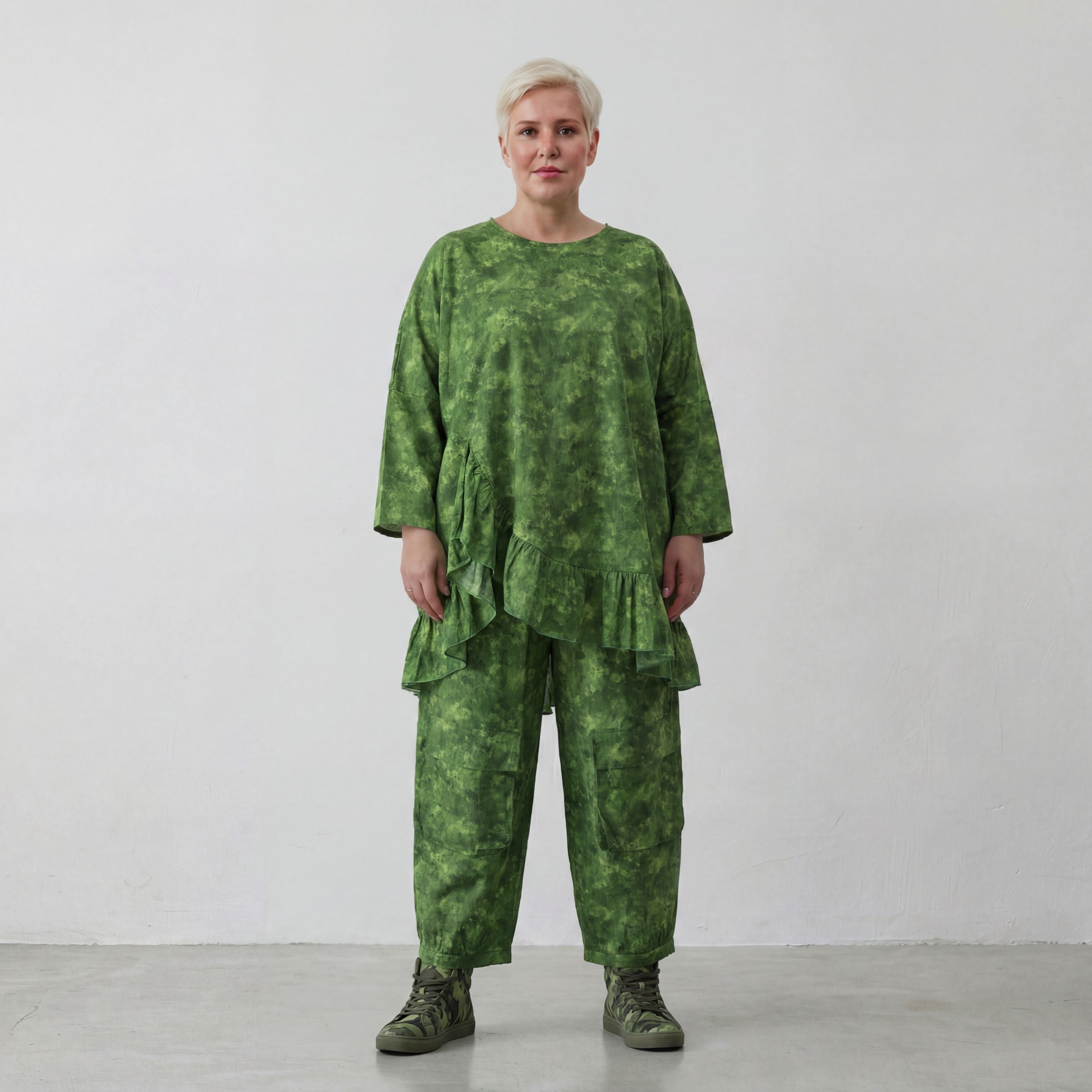 AKH Premium Shirt 6911 Fabiella, Smaragdgrün