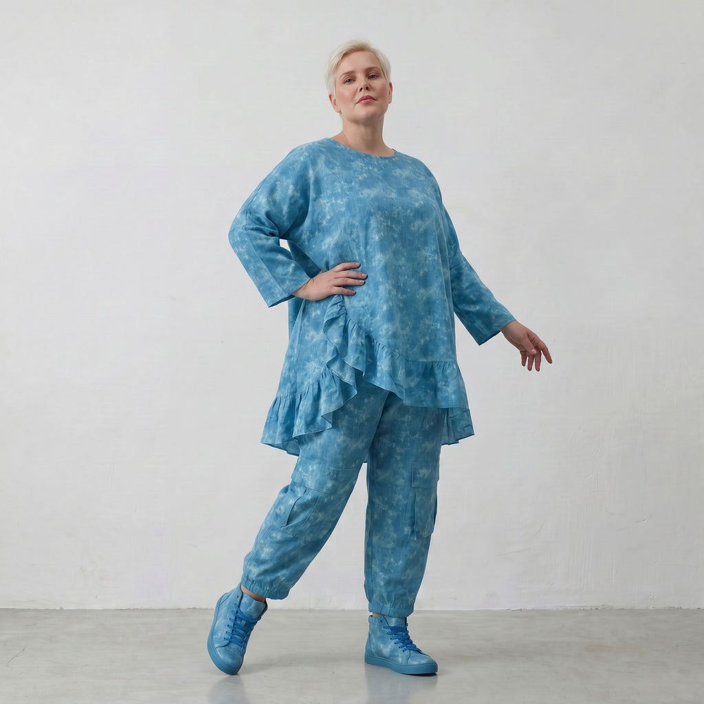AKH Premium Shirt 6911 Fabiella, Aquablau