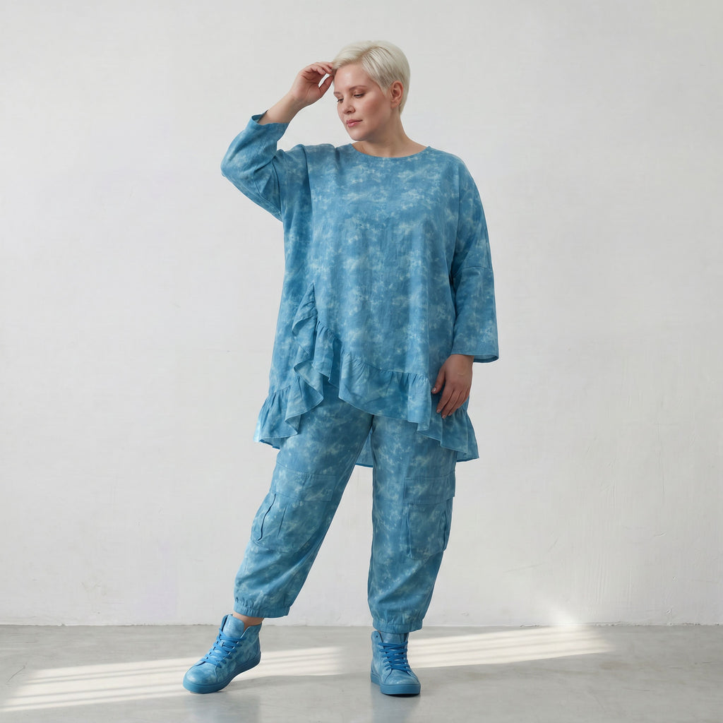 AKH Premium Shirt 6911 Fabiella, Aquablau