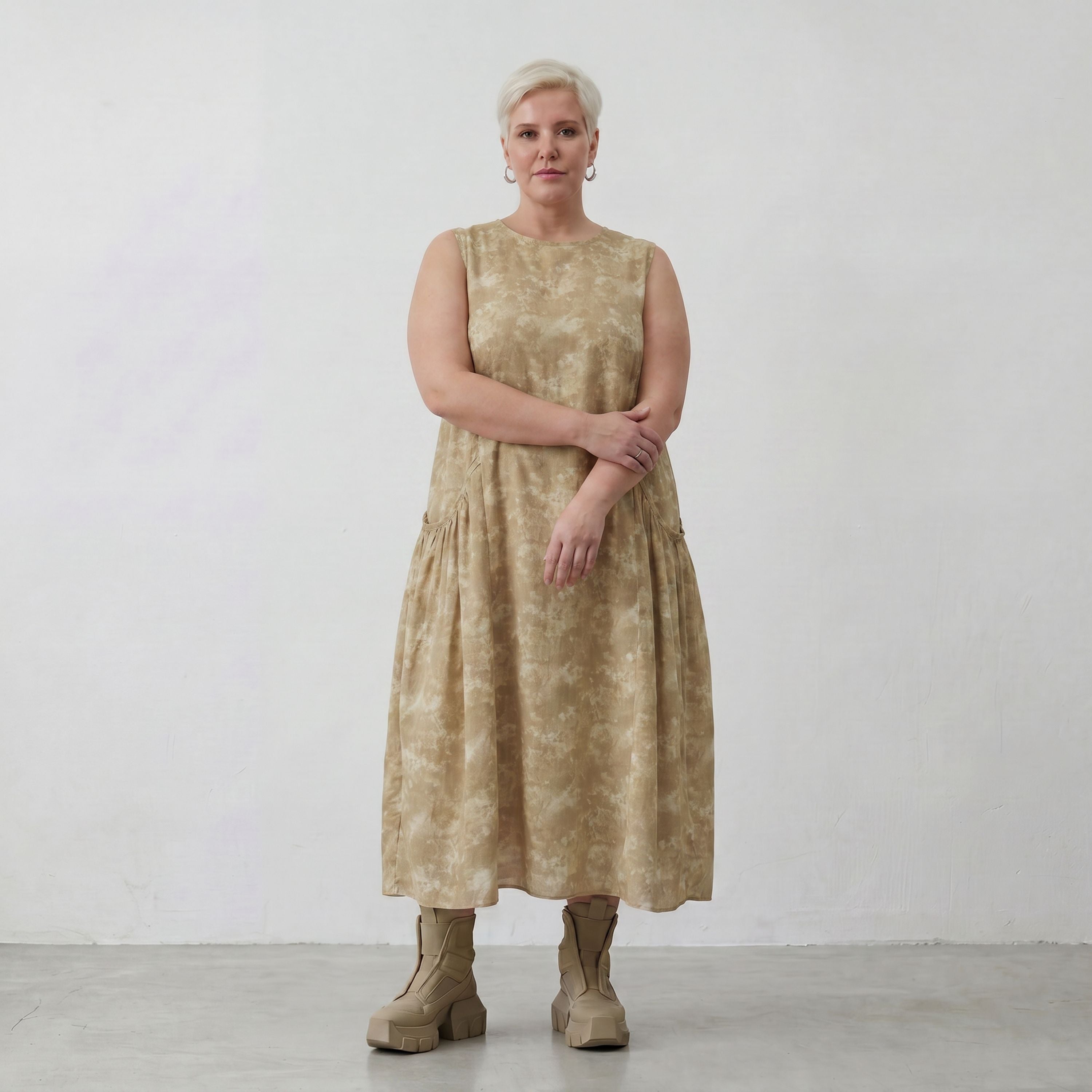 AKH Premium Kleid 7058 Fabiella, Camel