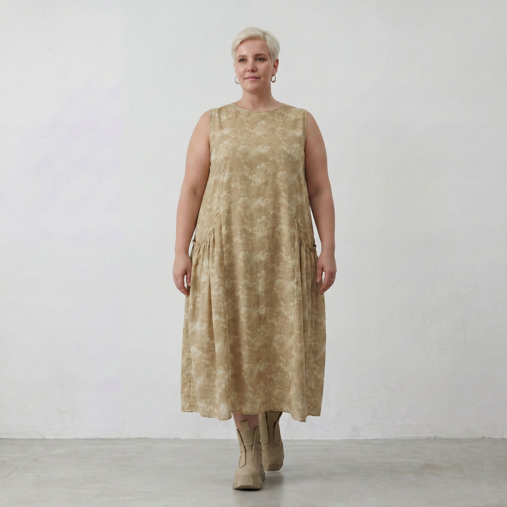 AKH Premium Kleid 7058 Fabiella, Camel