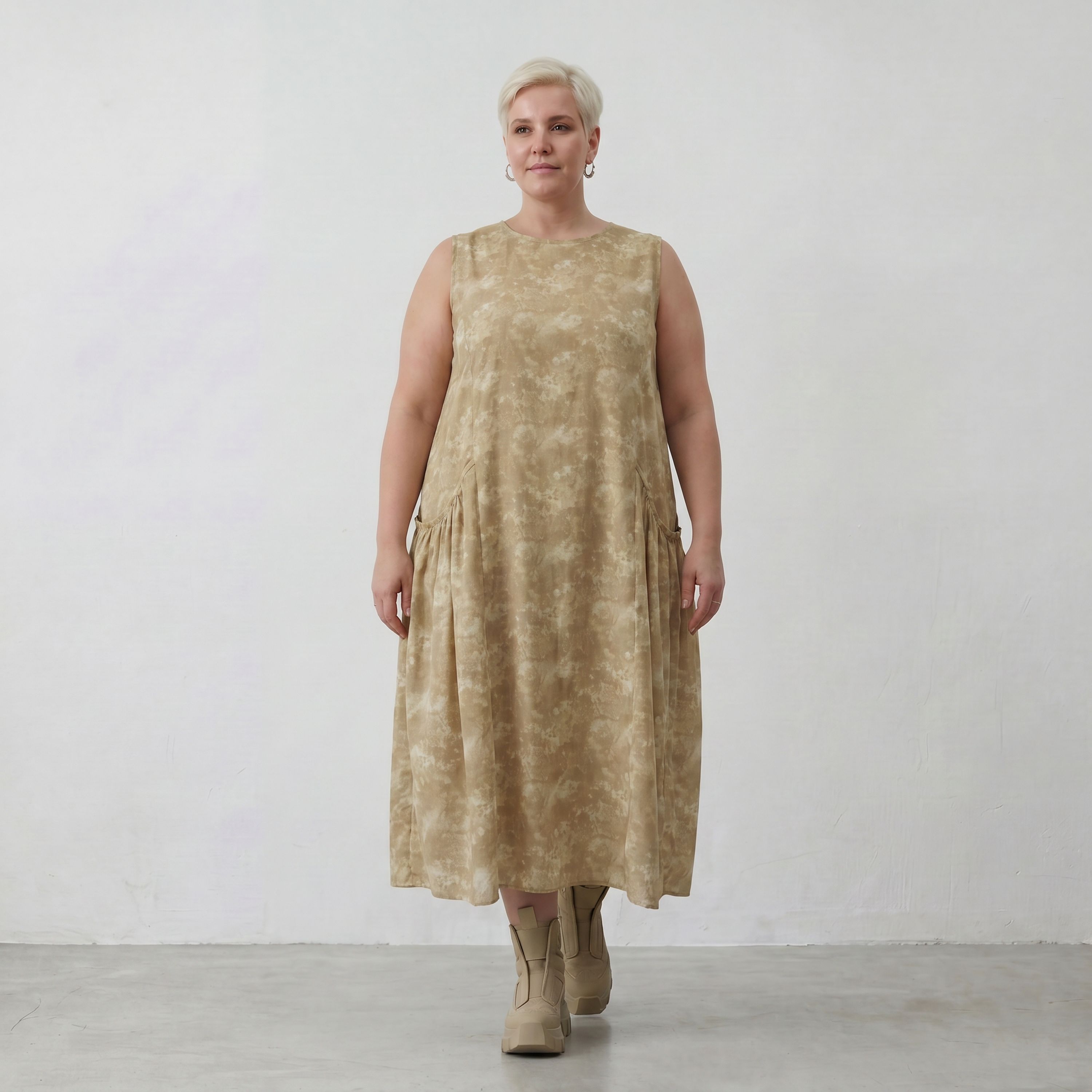 AKH Premium Kleid 7058 Fabiella, Camel