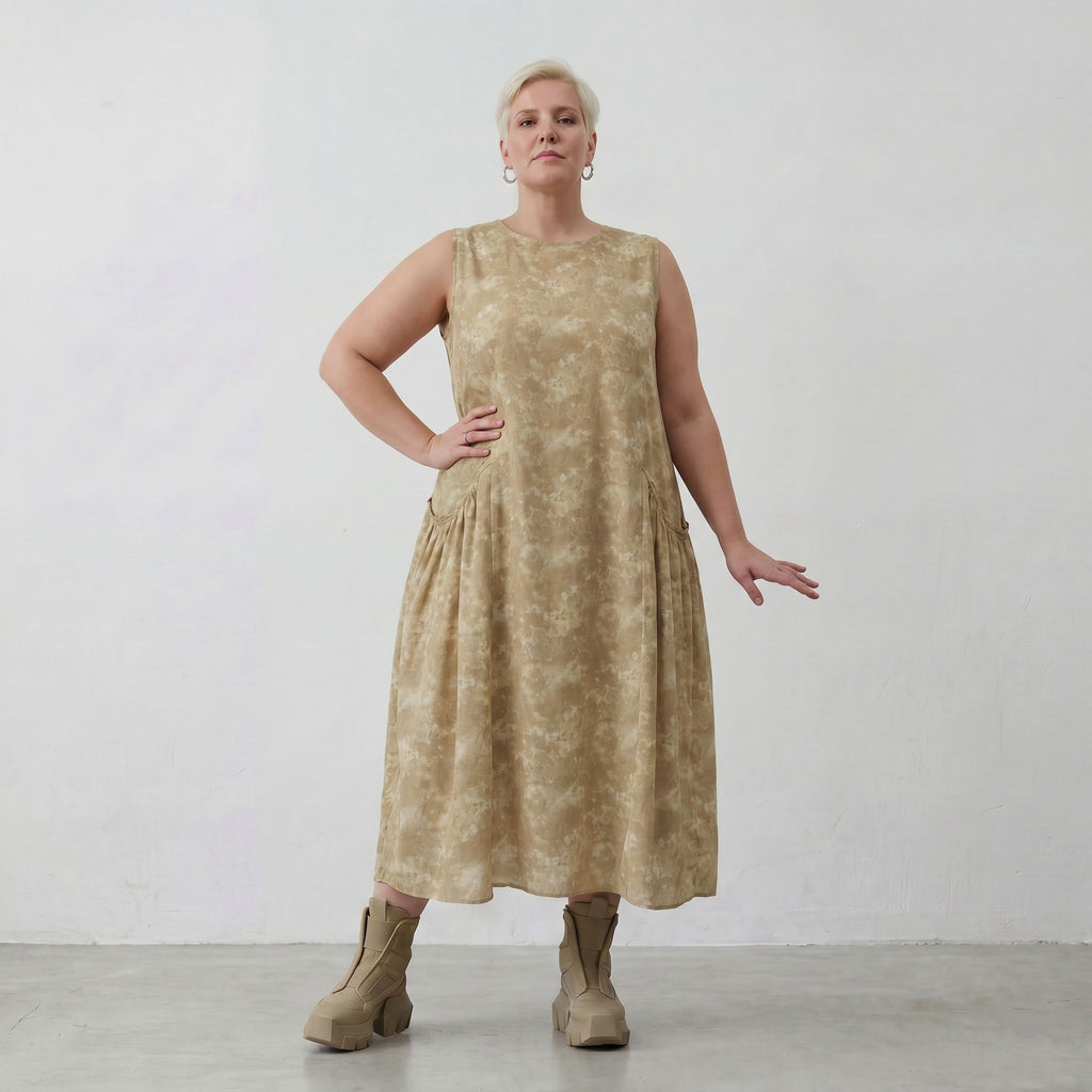 AKH Premium Kleid 7058 Fabiella, Camel