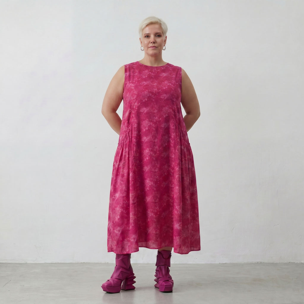 AKH Premium Kleid 7058 Fabiella, Fuchsia