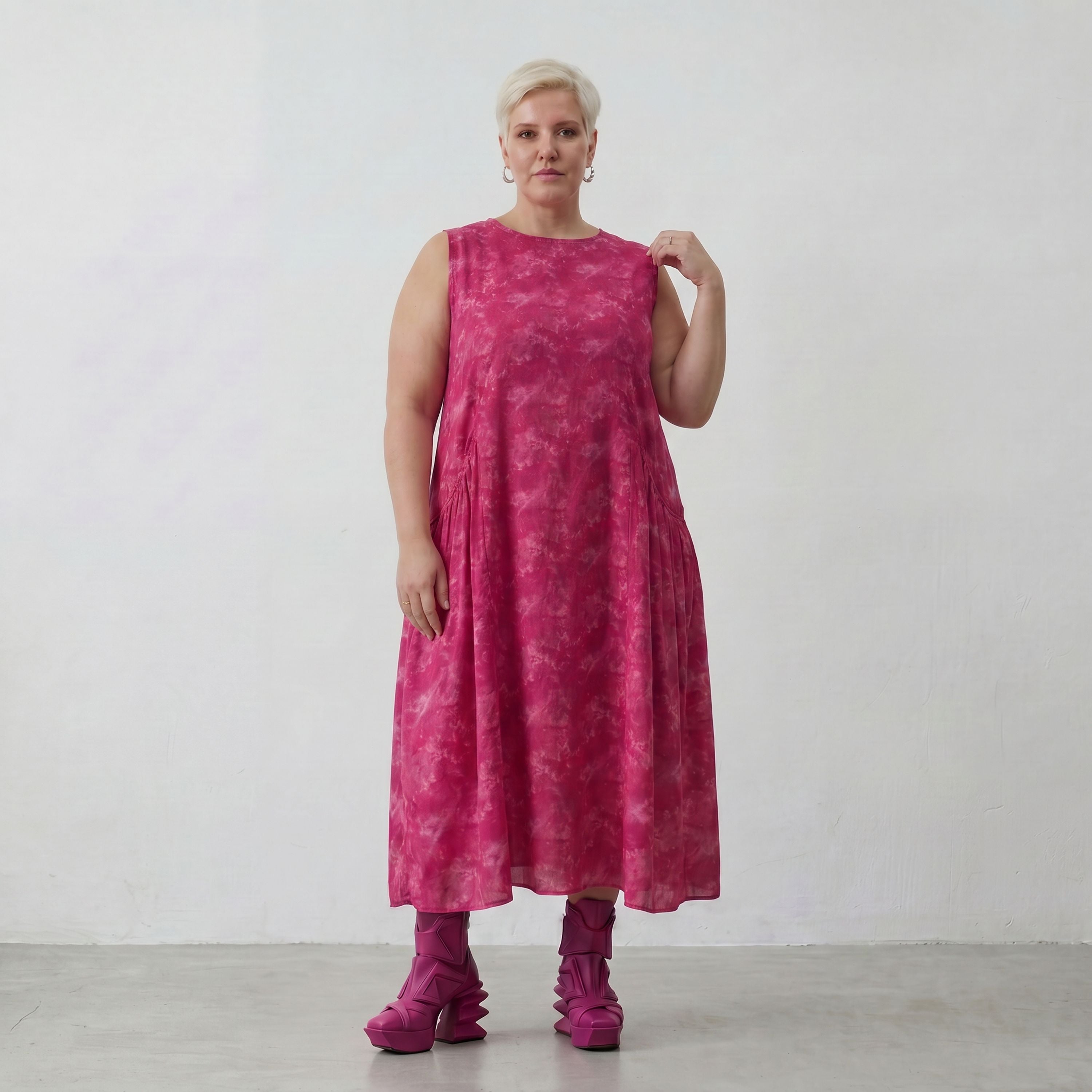 AKH Premium Kleid 7058 Fabiella, Fuchsia