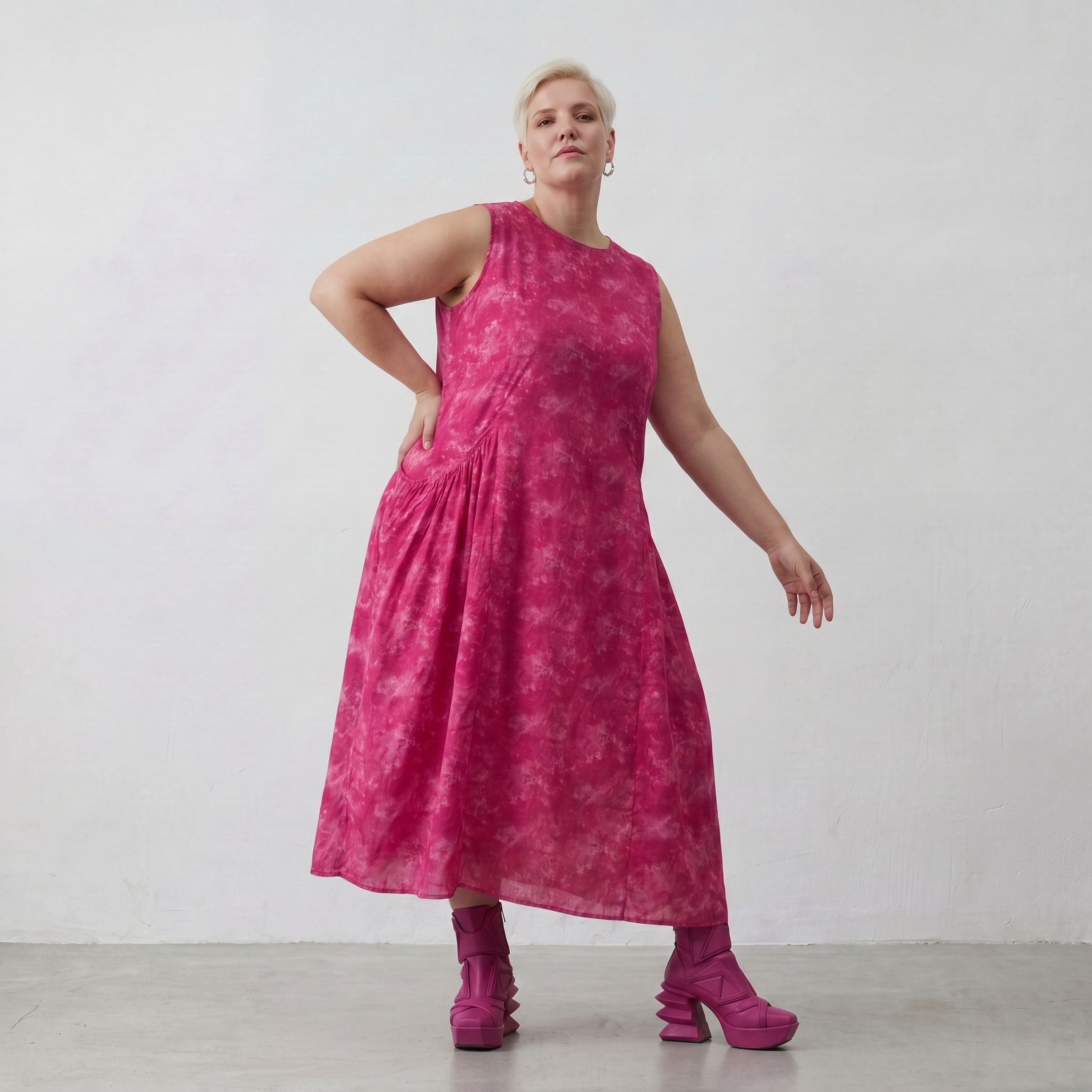 AKH Premium Kleid 7058 Fabiella, Fuchsia