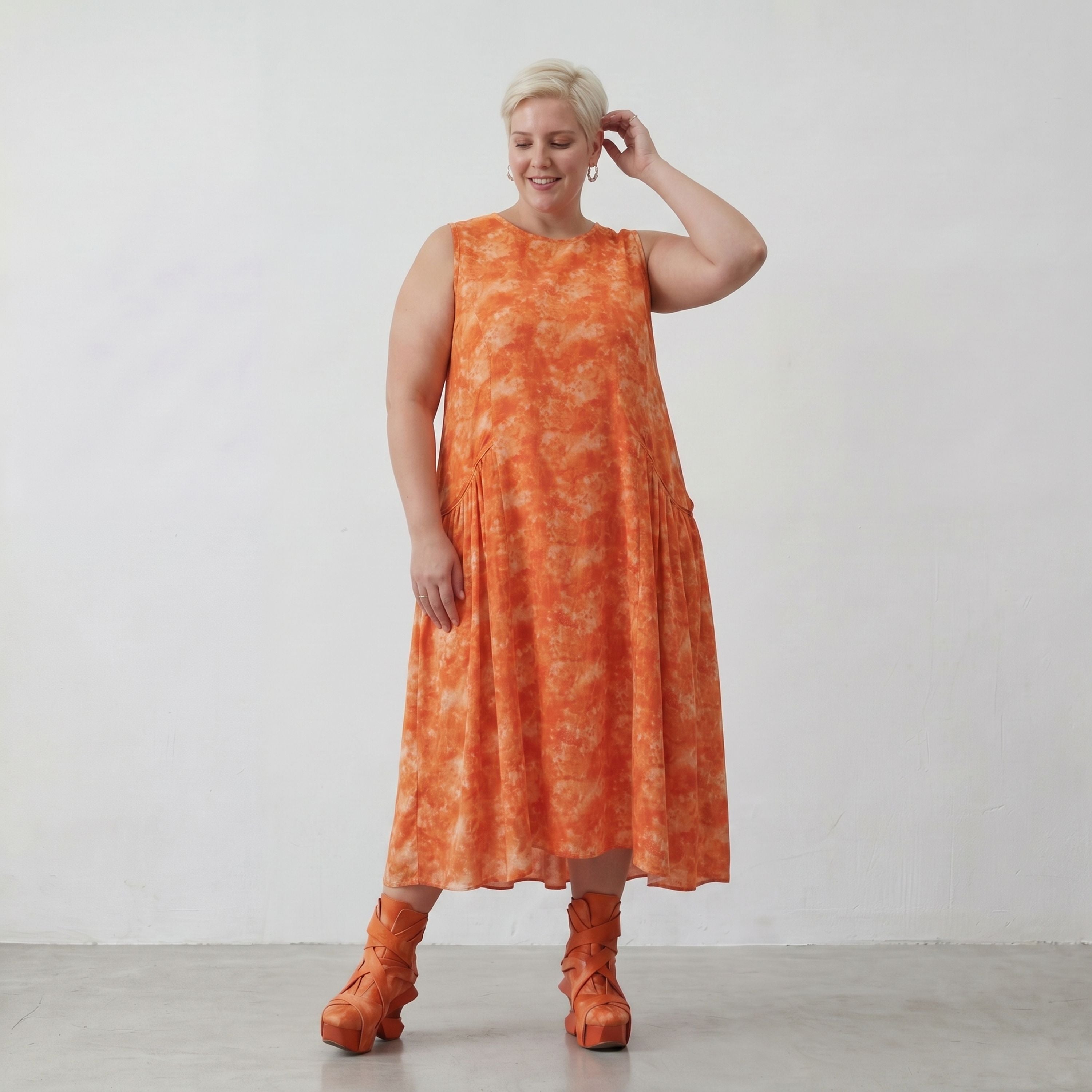 AKH Premium Kleid 7058 Fabiella, Orange