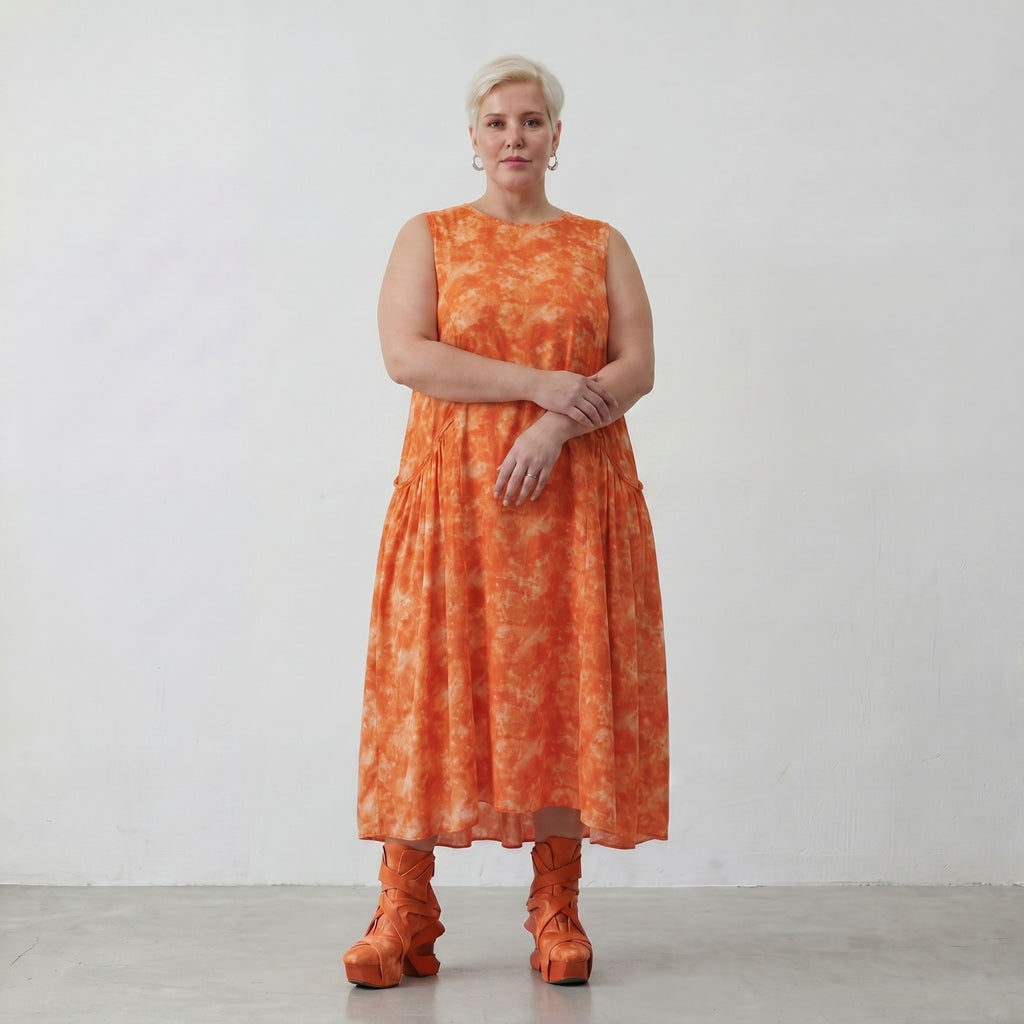 AKH Premium Kleid 7058 Fabiella, Orange