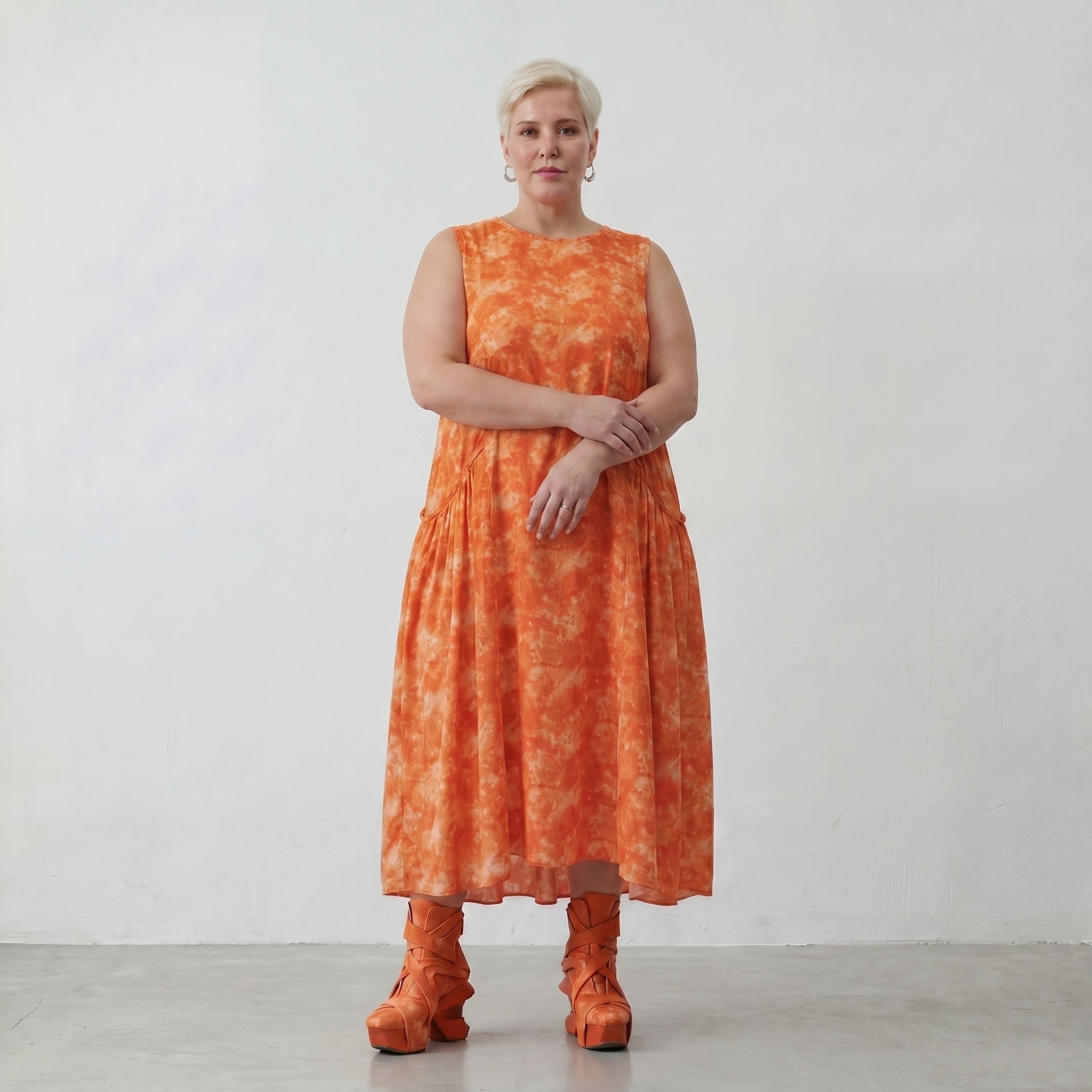AKH Premium Kleid 7058 Fabiella, Orange