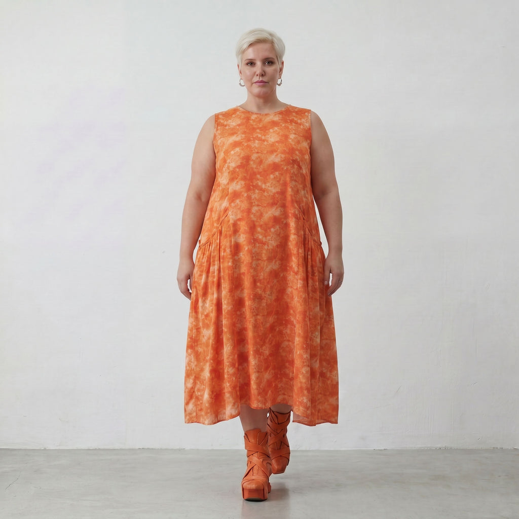 AKH Premium Kleid 7058 Fabiella, Orange