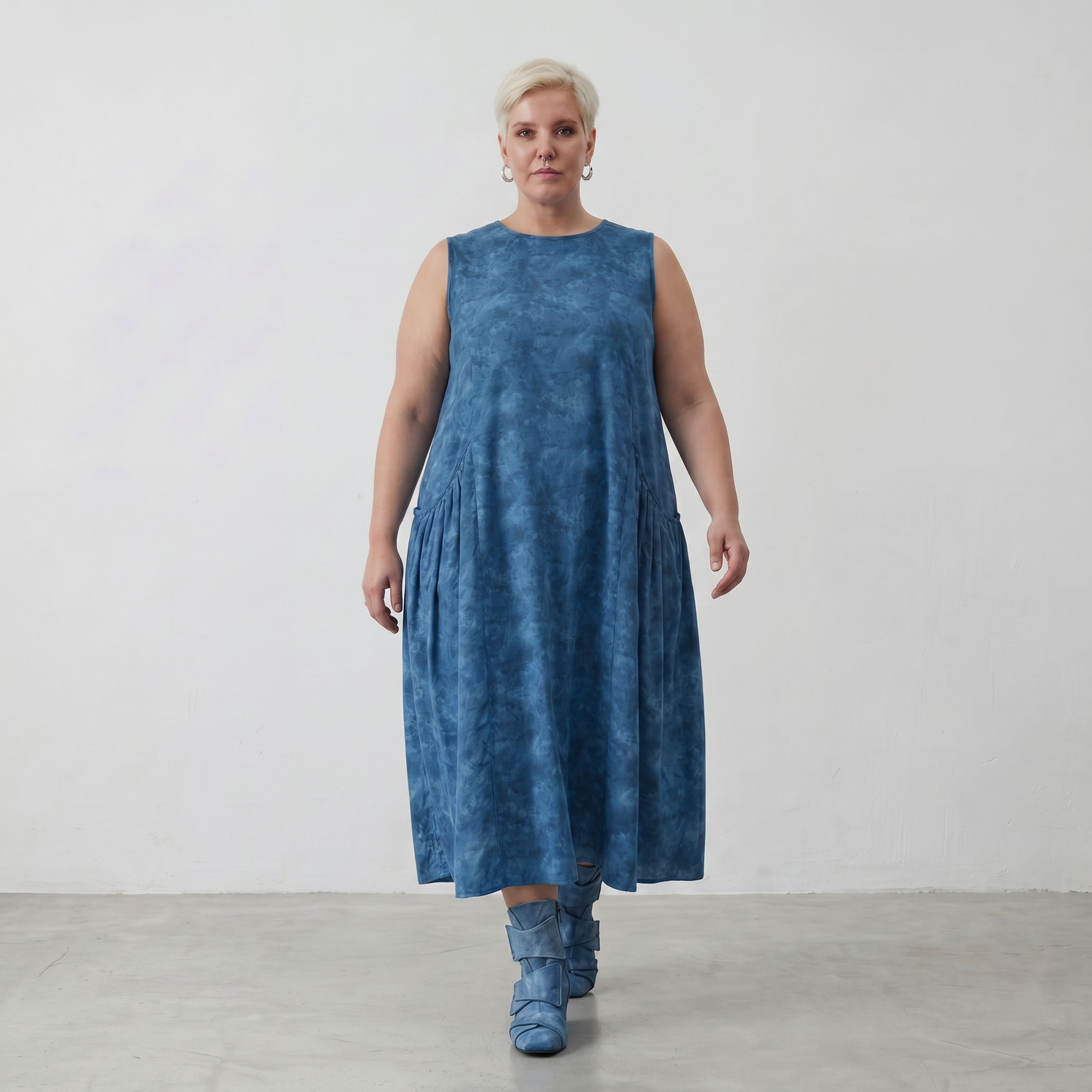 AKH Premium Kleid 7058 Fabiella, Petrol