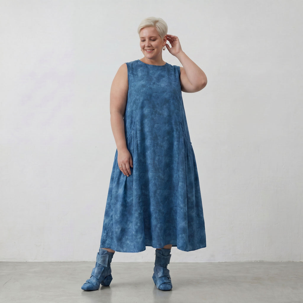 AKH Premium Kleid 7058 Fabiella, Petrol