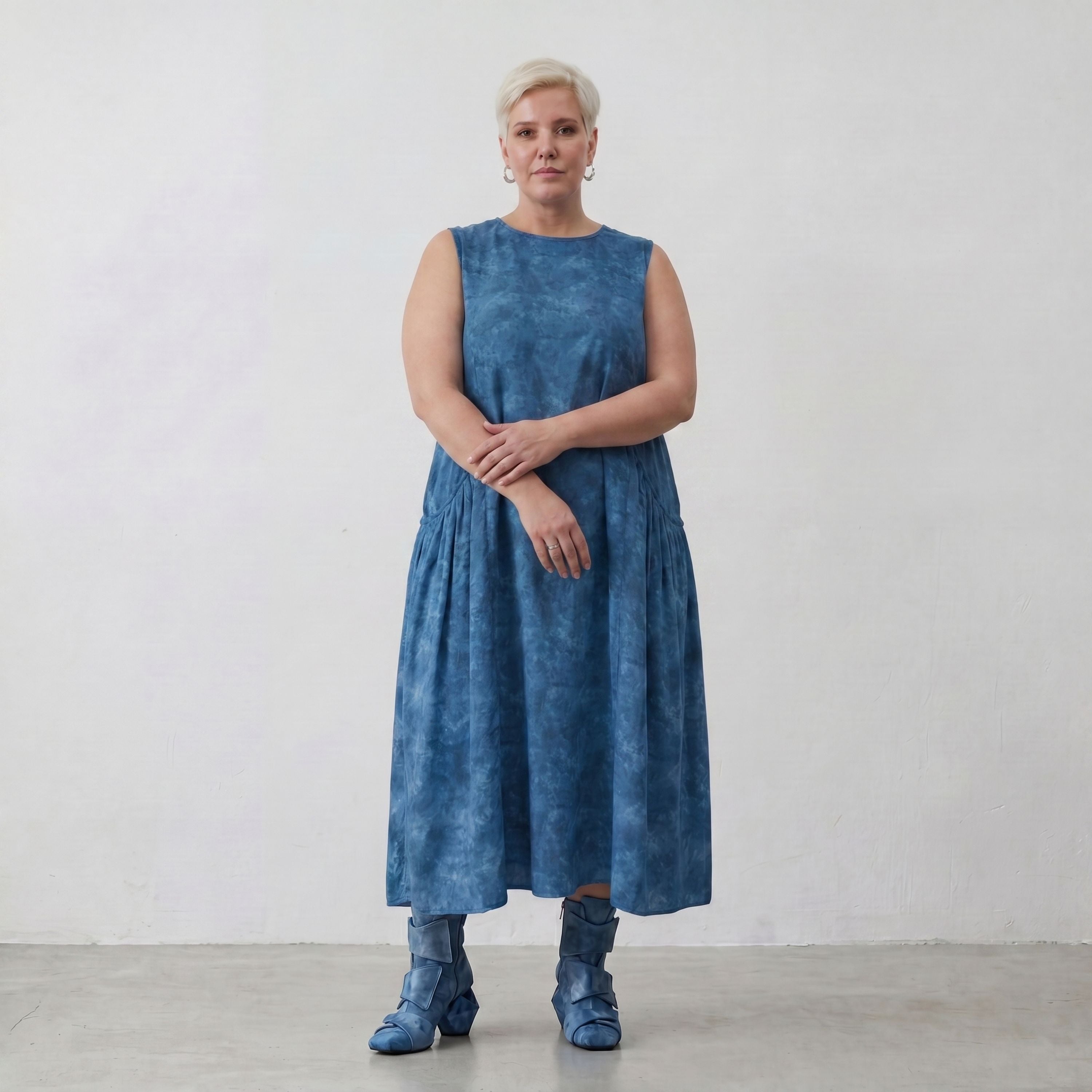 AKH Premium Kleid 7058 Fabiella, Petrol