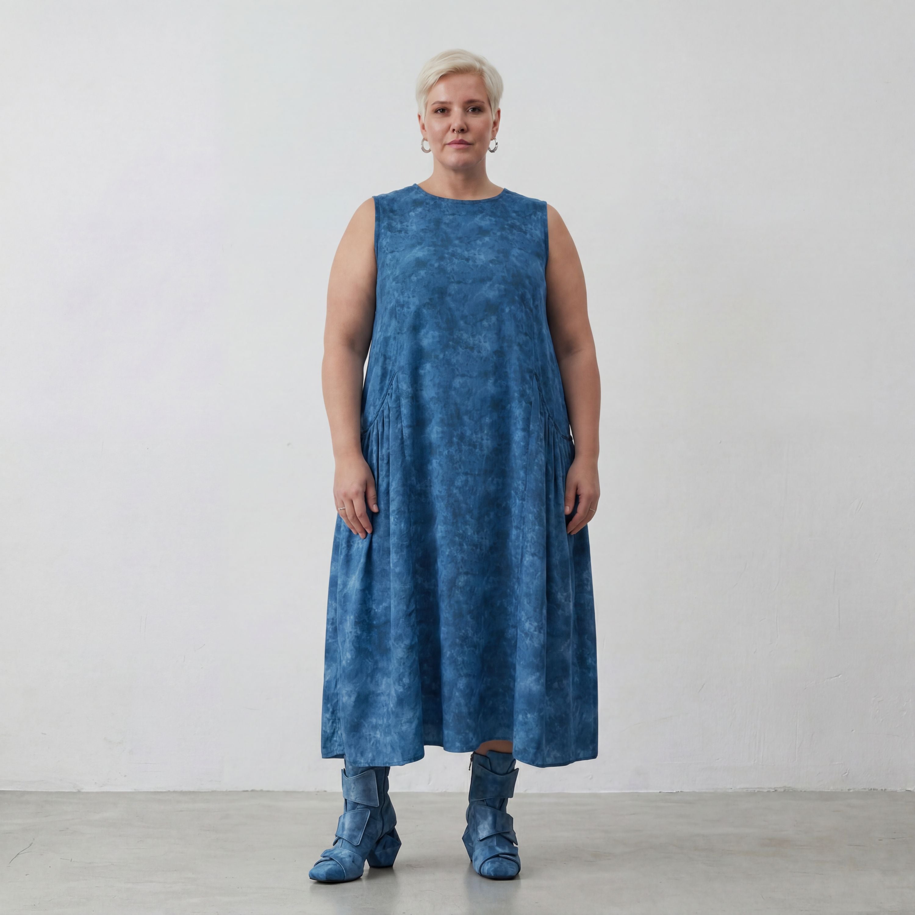 AKH Premium Kleid 7058 Fabiella, Petrol