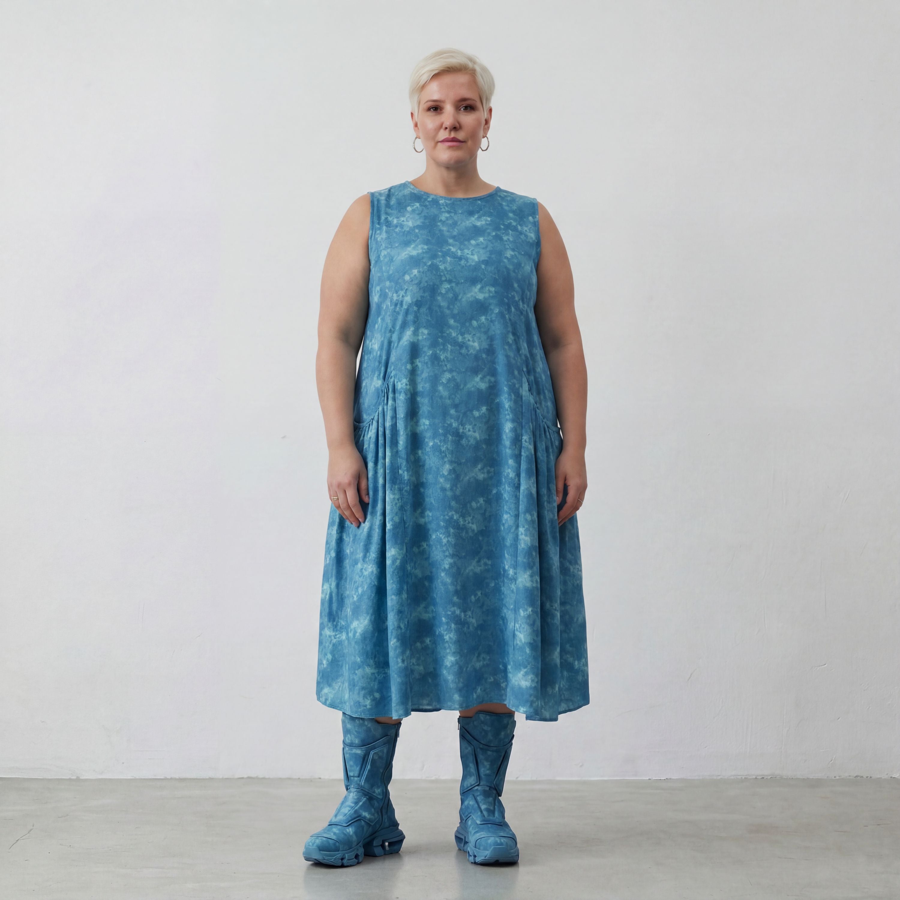 AKH Premium Kleid 7058 Fabiella, Aquablau