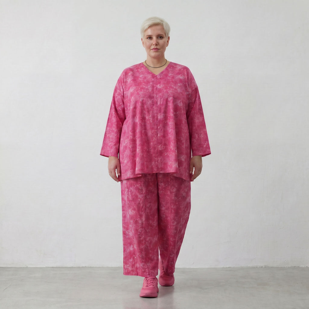 AKH Premium Hose 7074 Fabiella, Fuchsia
