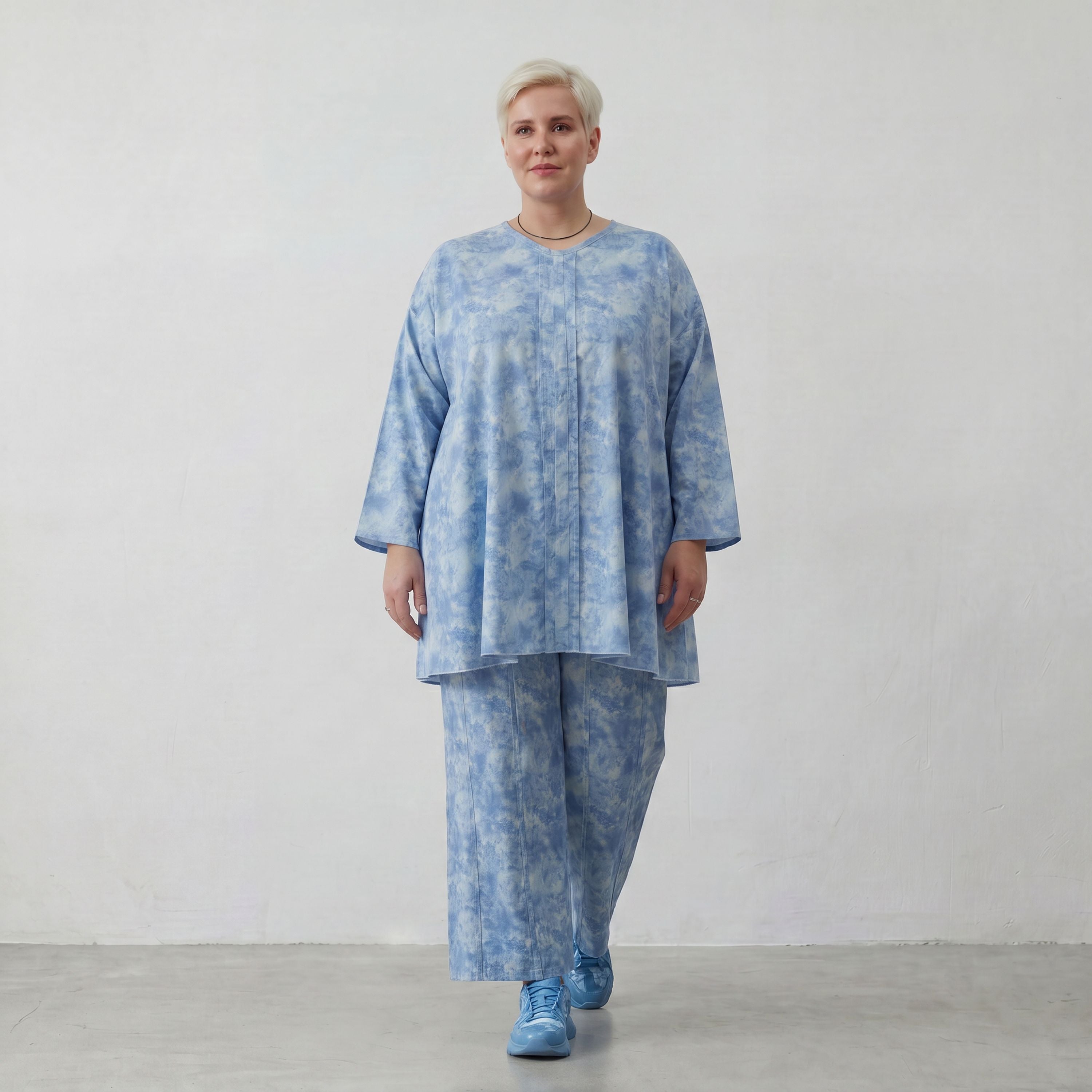 AKH Premium Hose 7074 Fabiella, Himmelblau