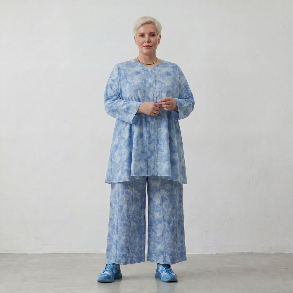 AKH Premium Hose 7074 Fabiella, Himmelblau