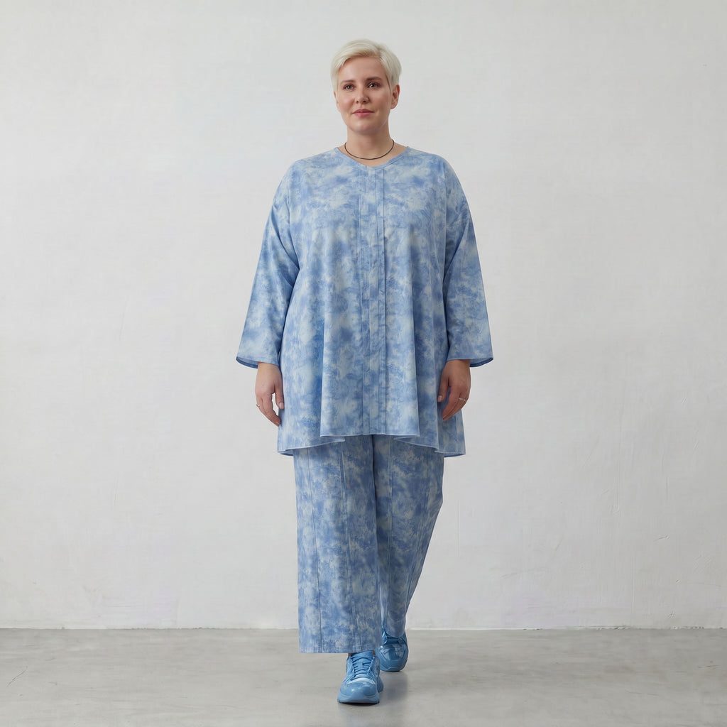 AKH Premium Shirt 7069 Fabiella, Himmelblau