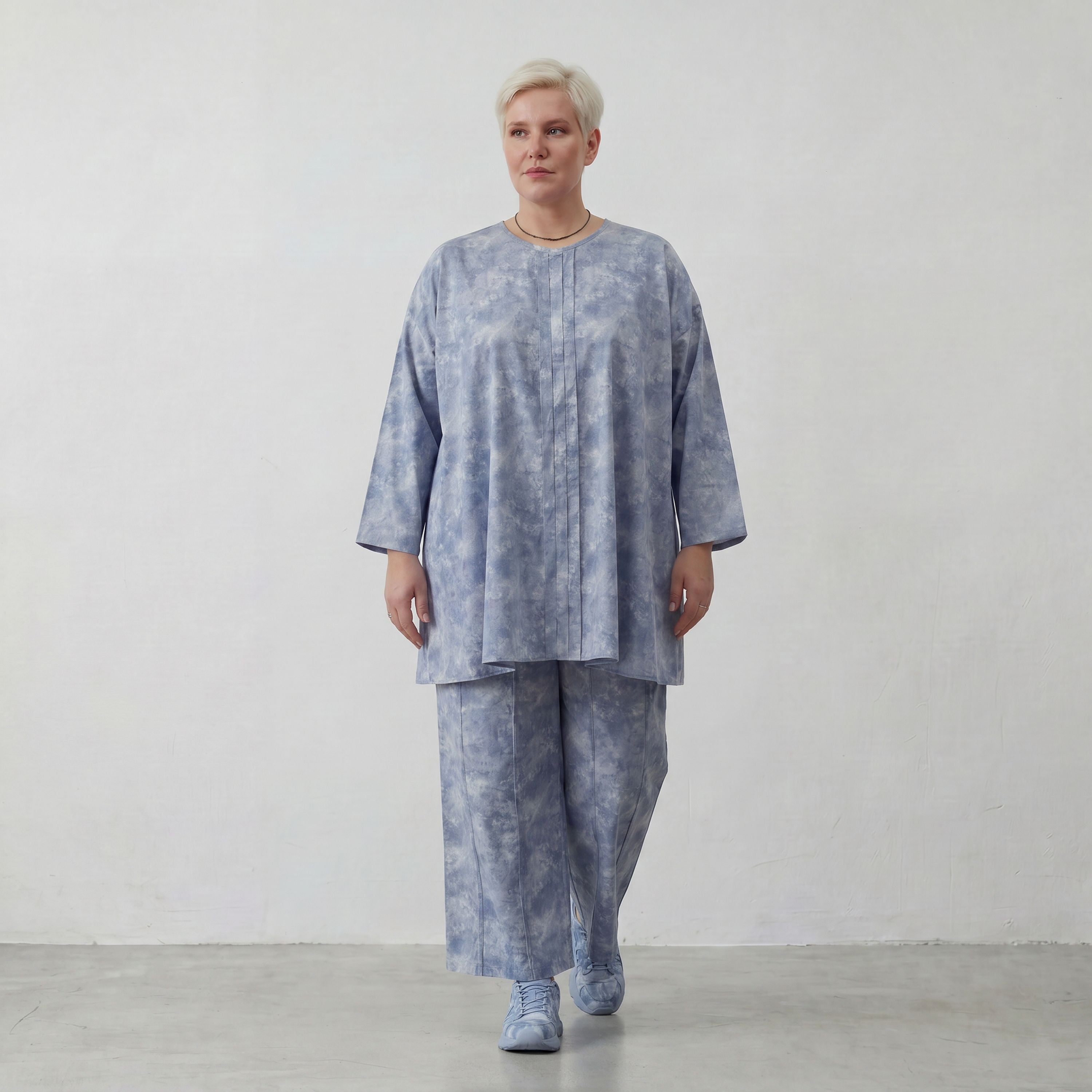 AKH Premium Hose 7074 Fabiella, Jeansblau
